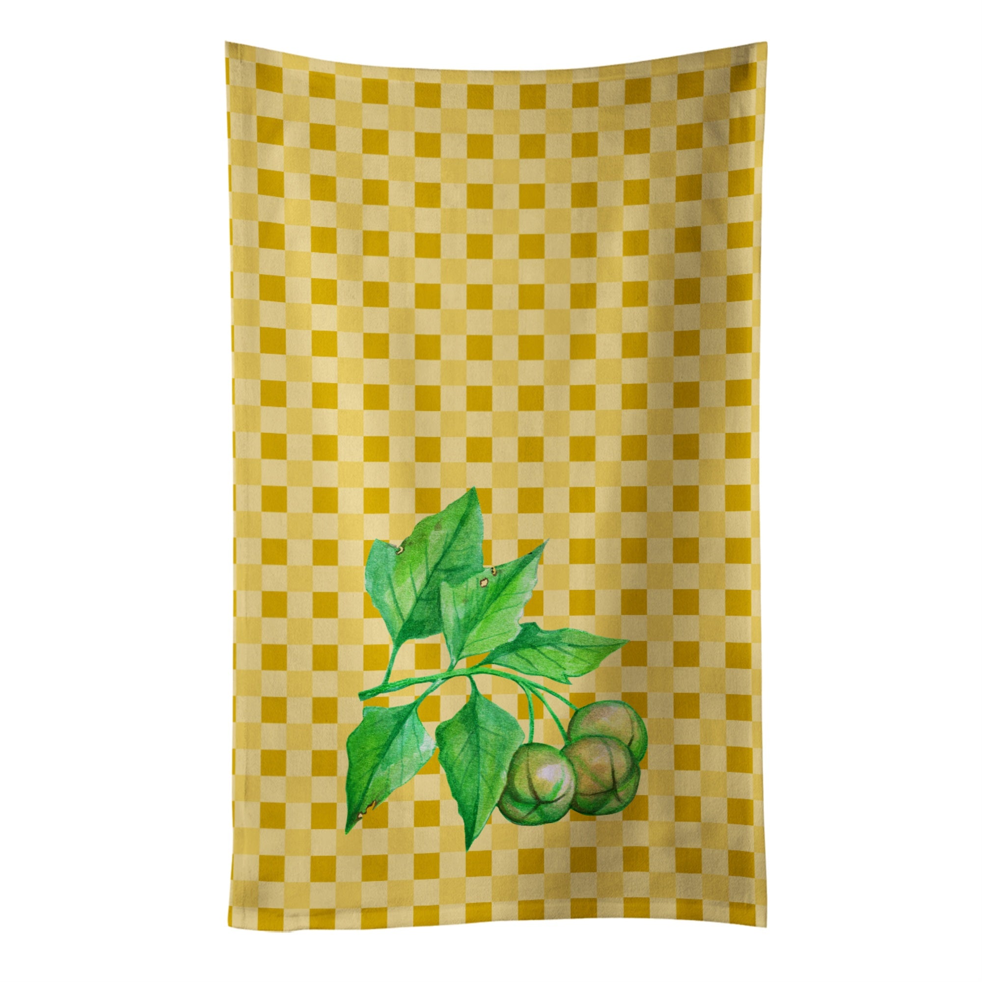 'Caroline'S Treasures Candlenut On Basketweave Decorated Dish Towel, 25Hx15W, Multicolor''