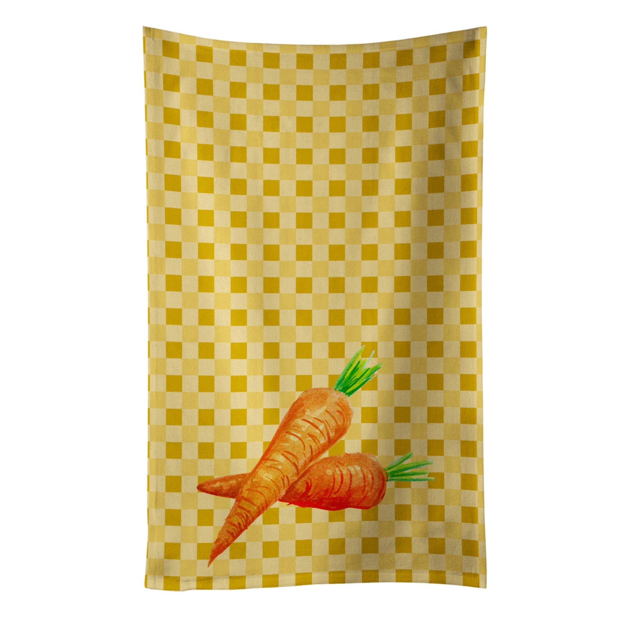 'Caroline'S Treasures Carrots On Basketweave Decorated Dish Towel, 25Hx15W, Multicolor''
