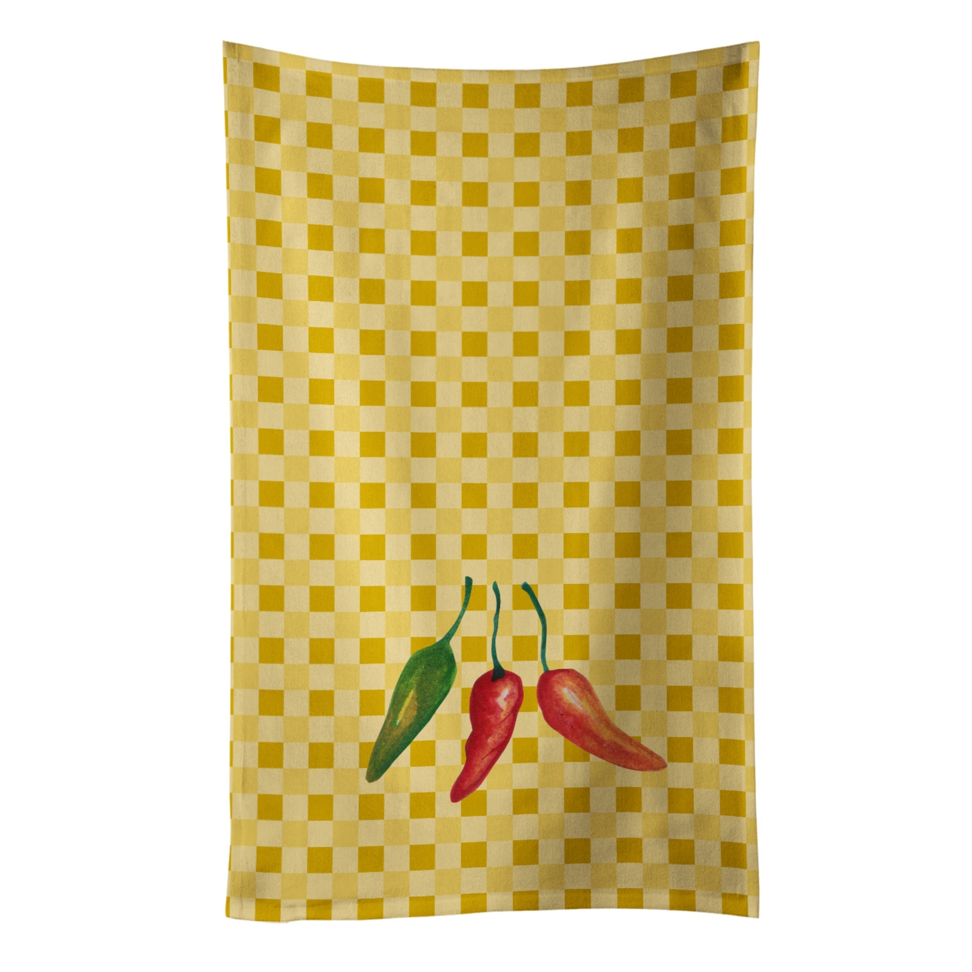 'Caroline'S Treasures Cayenne Pepper On Basketweave Decorated Dish Towel, 25Hx15W, Multicolor''