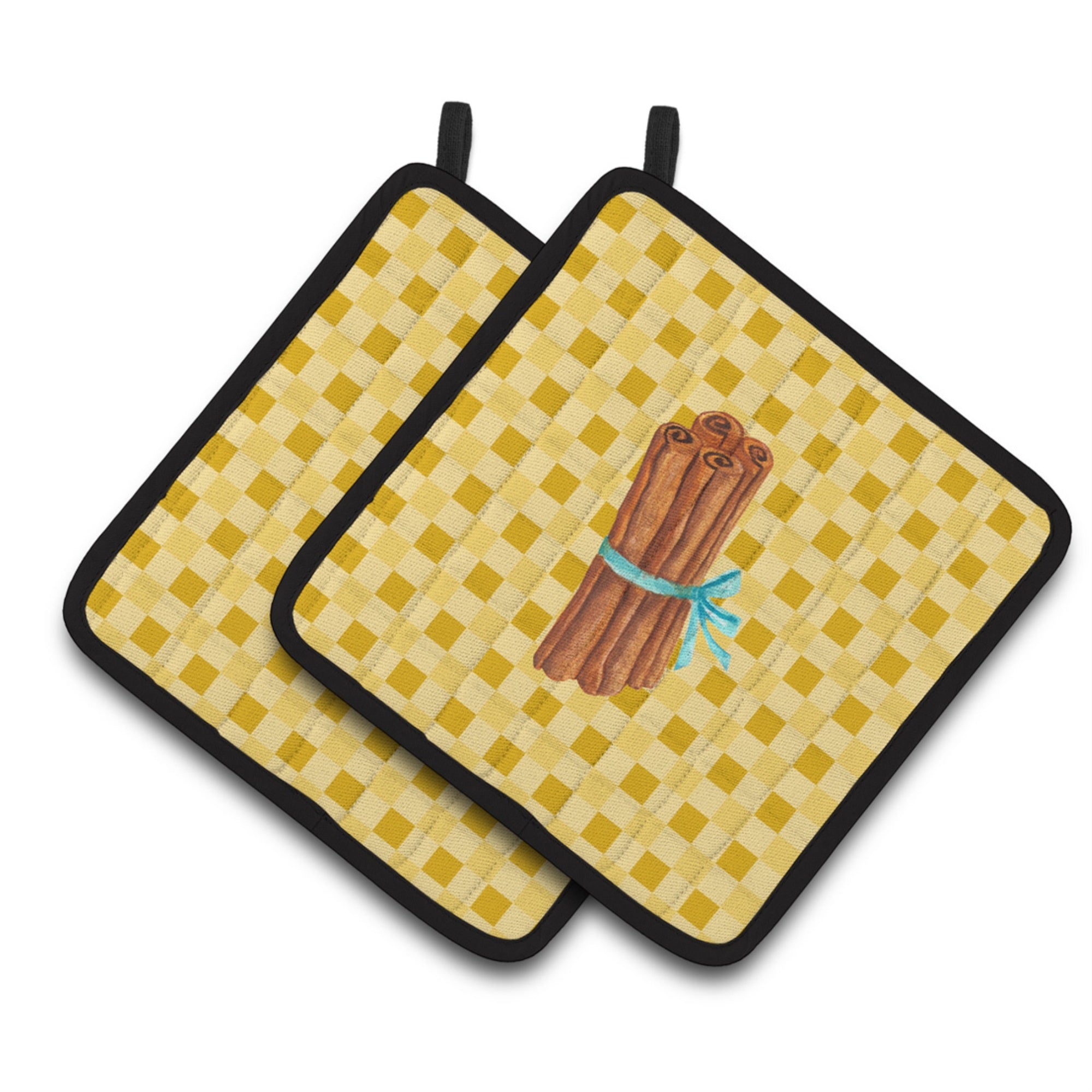 'Caroline'S Treasures Cinnamon On Basketweave Decorated Pot Holder, 7.5Hx7.5W, Multicolor''