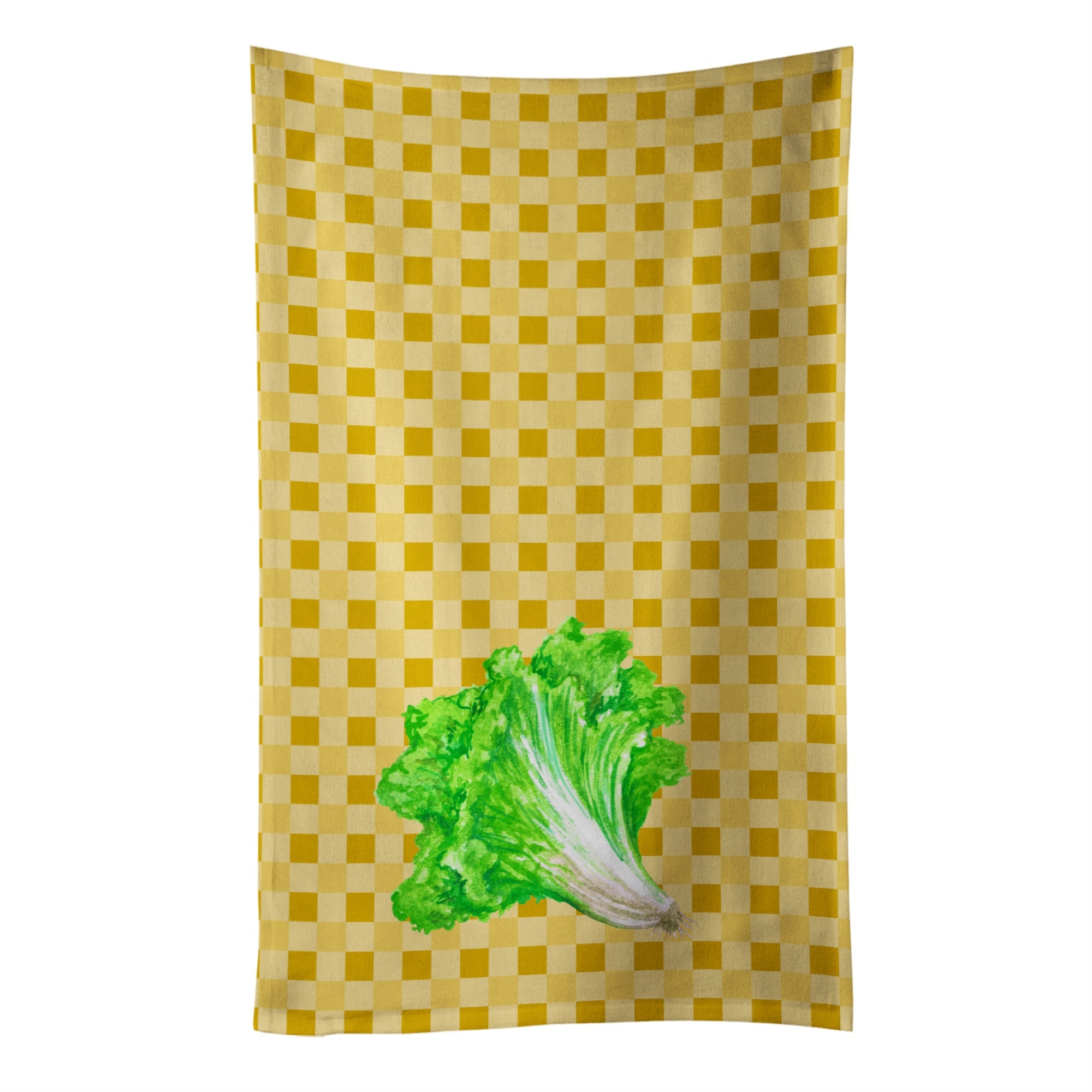 'Caroline'S Treasures Lettuce On Basketweave Decorated Dish Towel, 25Hx15W, Multicolor''