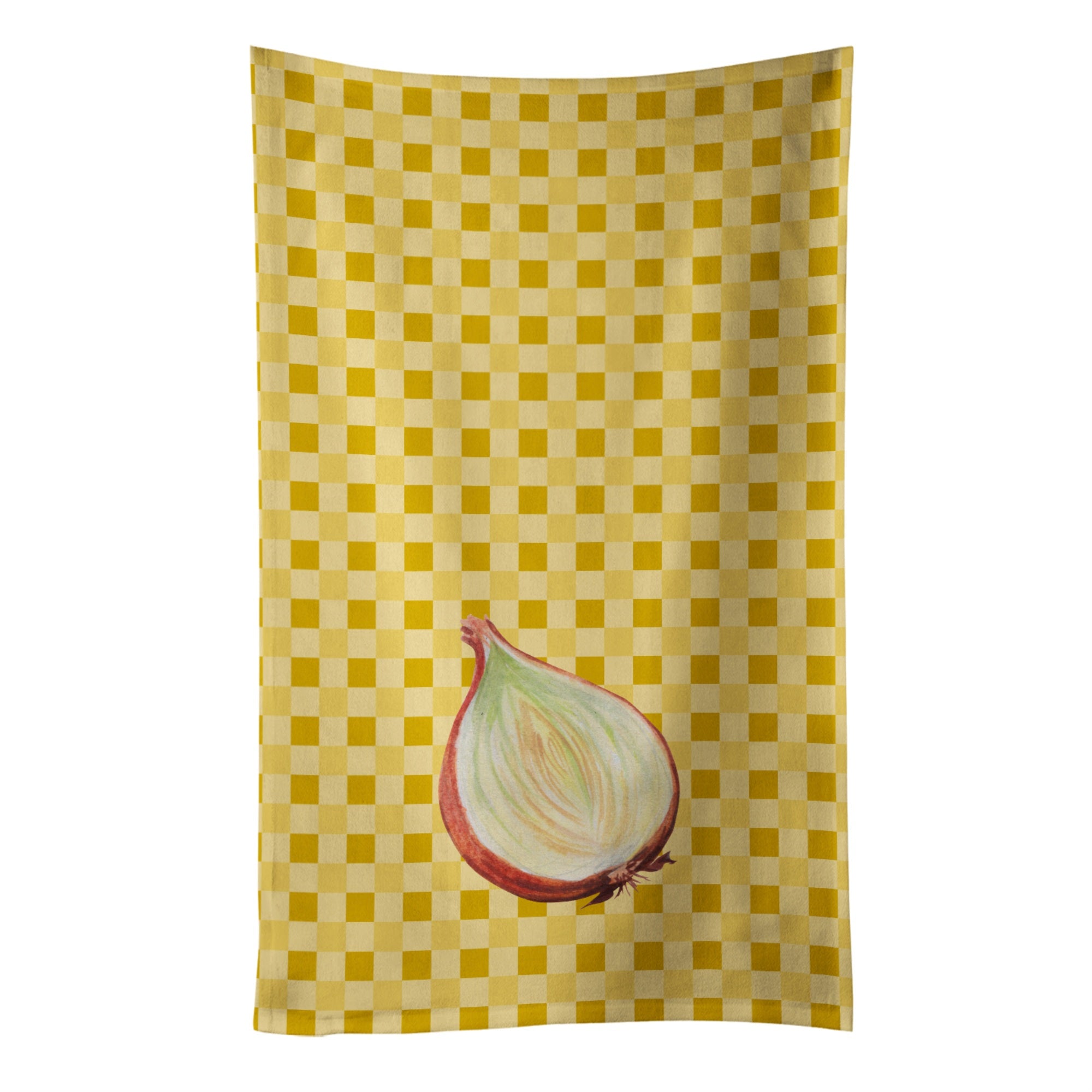 'Caroline'S Treasures Onion On Basketweave Decorated Dish Towel, 25Hx15W, Multicolor''
