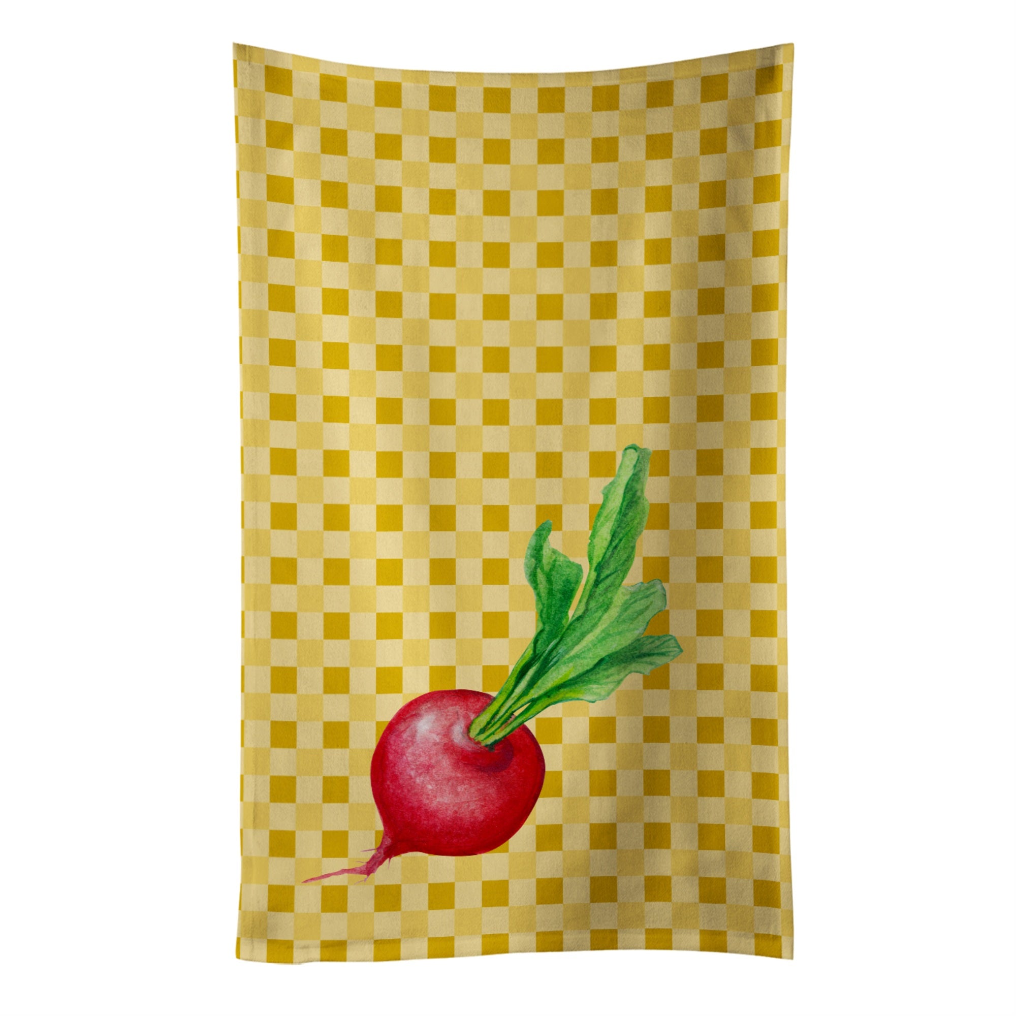 'Caroline'S Treasures Radish On Basketweave Decorated Dish Towel, 25Hx15W, Multicolor''