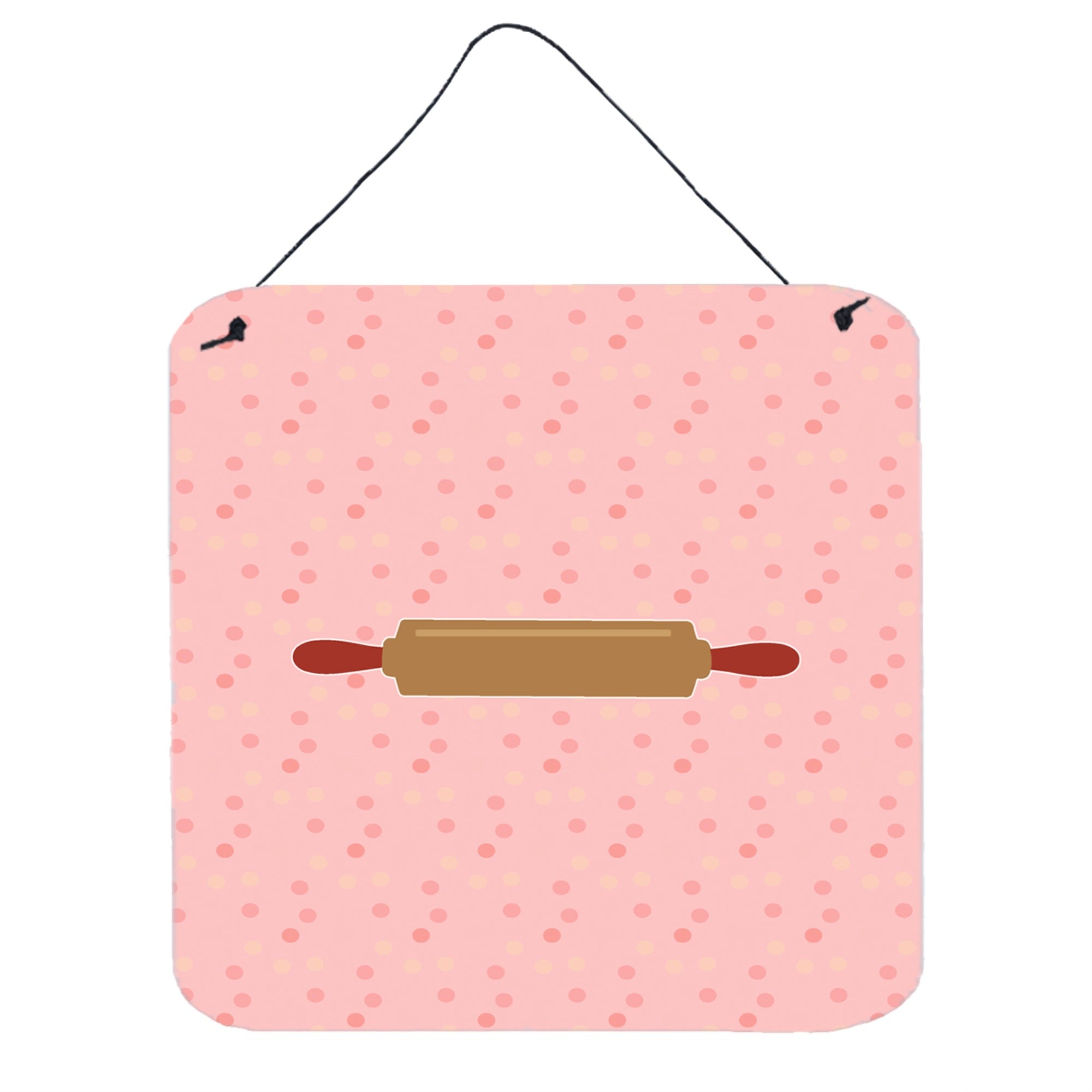 'Caroline'S Treasures Rolling Pin Pink Metal Print, 6H X 6W, Multicolor''