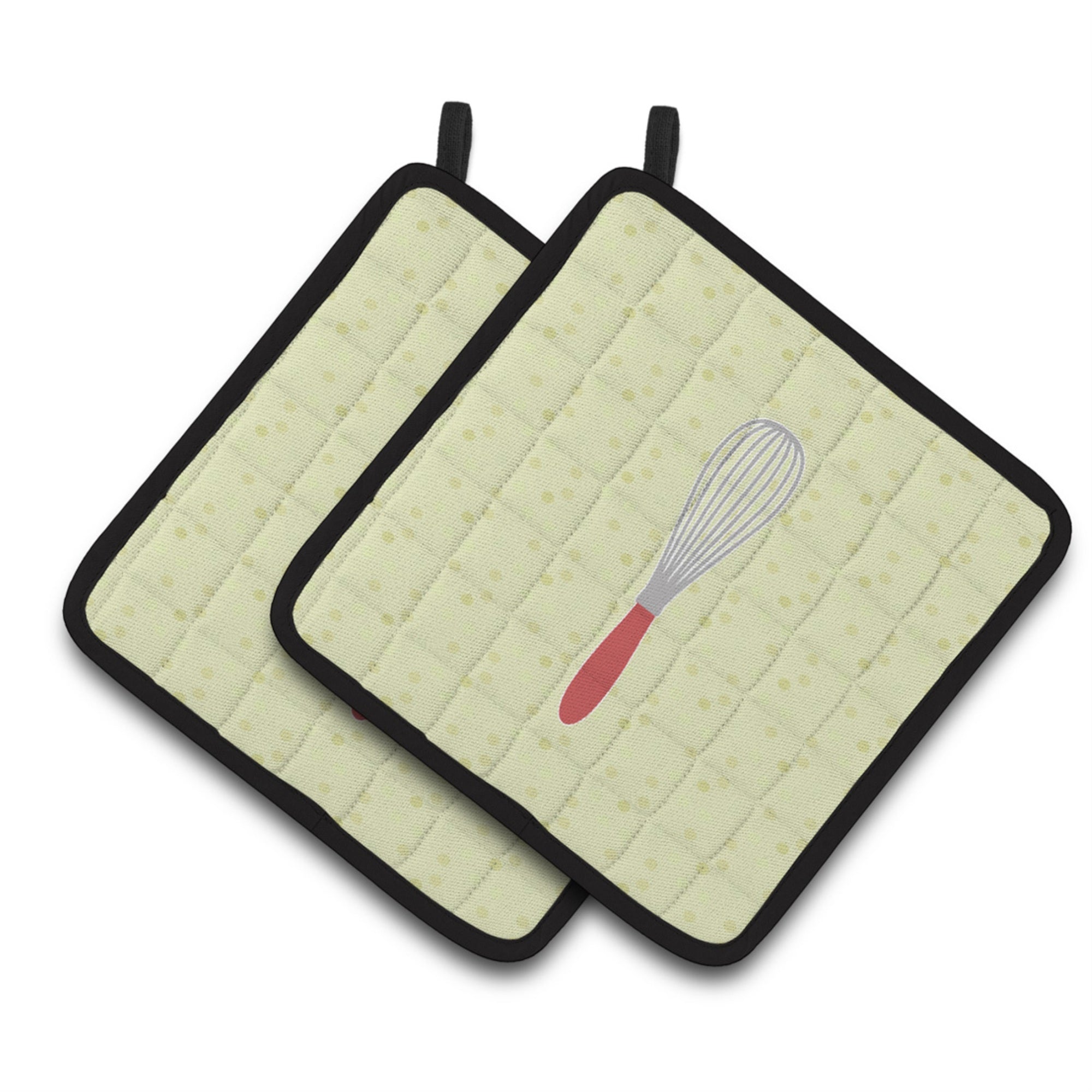 'Caroline'S Treasures Wisk On Green Decorated Pot Holder, 7.5Hx7.5W, Multicolor''