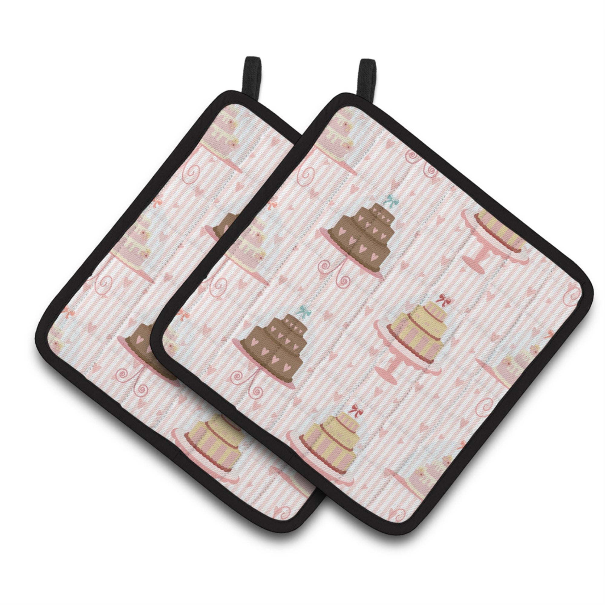 'Caroline'S Treasures Cakes Decorated Pot Holder, 7.5Hx7.5W, Multicolor''