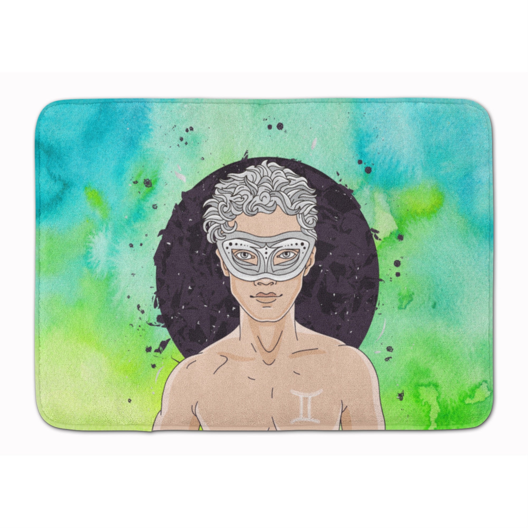 'Caroline'S Treasures Gemini Zodiac Sign Floor Mat, 19H X 27W, Multicolor''