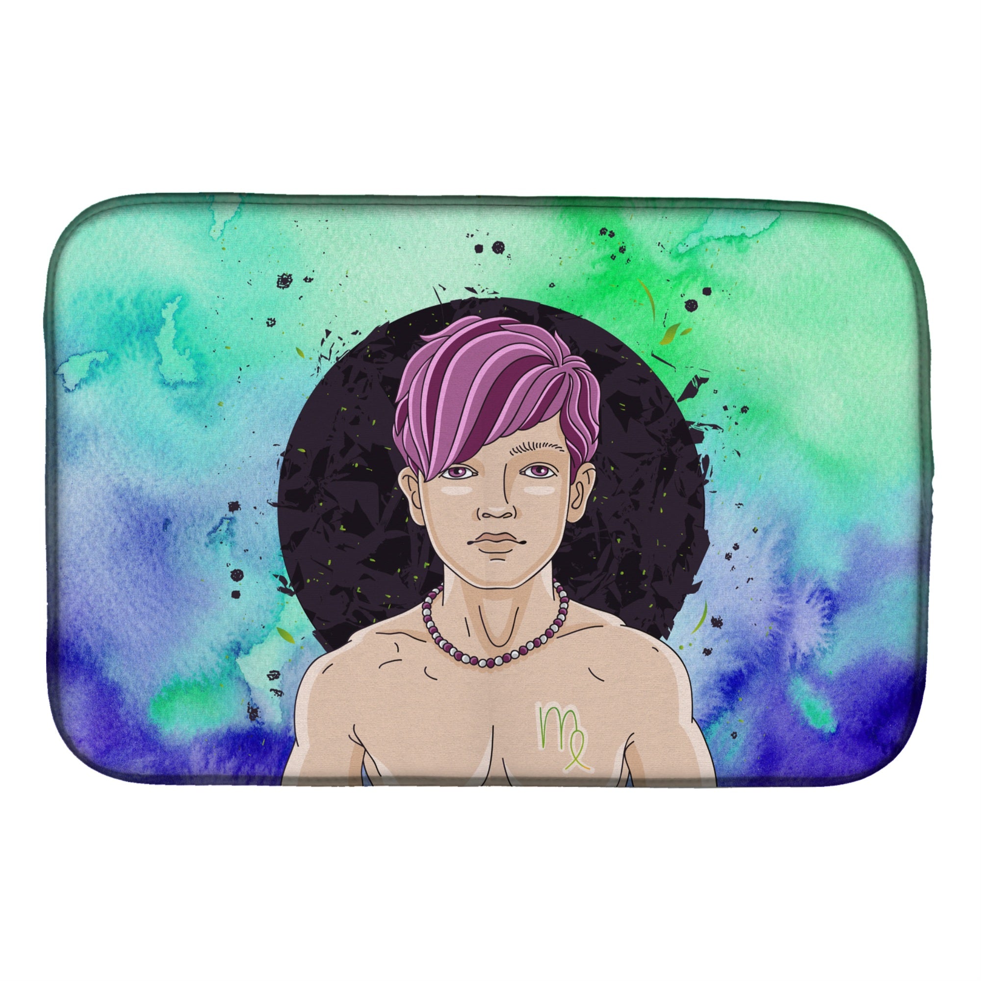 'Caroline'S Treasures Virgo Zodiac Sign Dish Drying Mat, 14'''' X 21'''', Multicolor''