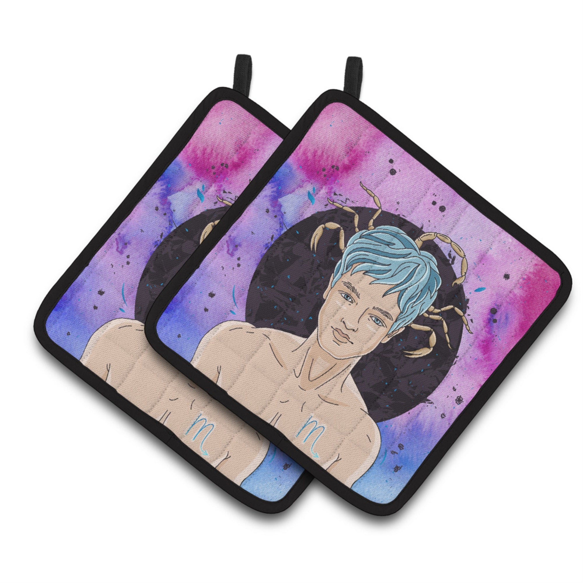 'Caroline'S Treasures Scorpio Zodiac Sign Decorated Pot Holder, 7.5Hx7.5W, Multicolor''