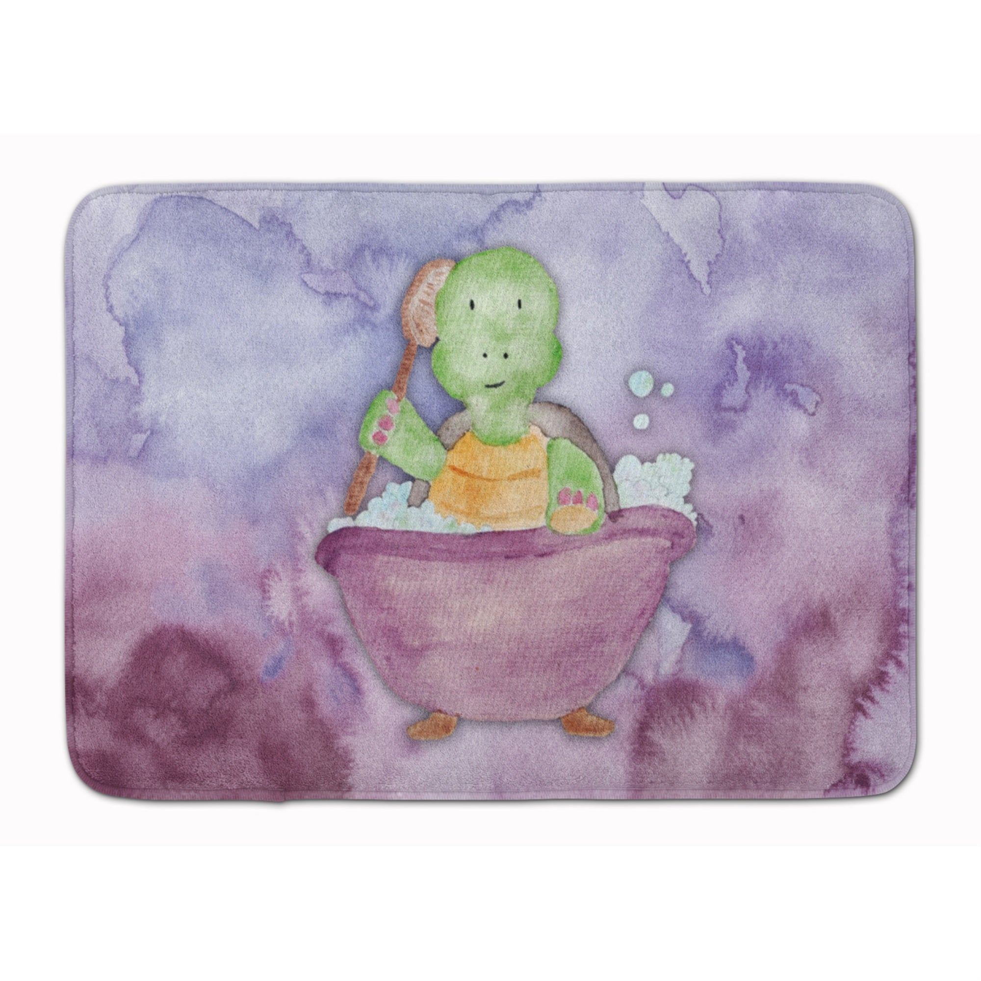 'Caroline'S Treasures Turtle Bathing Watercolor Floor Mat, 19''''H X 27''''W, Multicolor''
