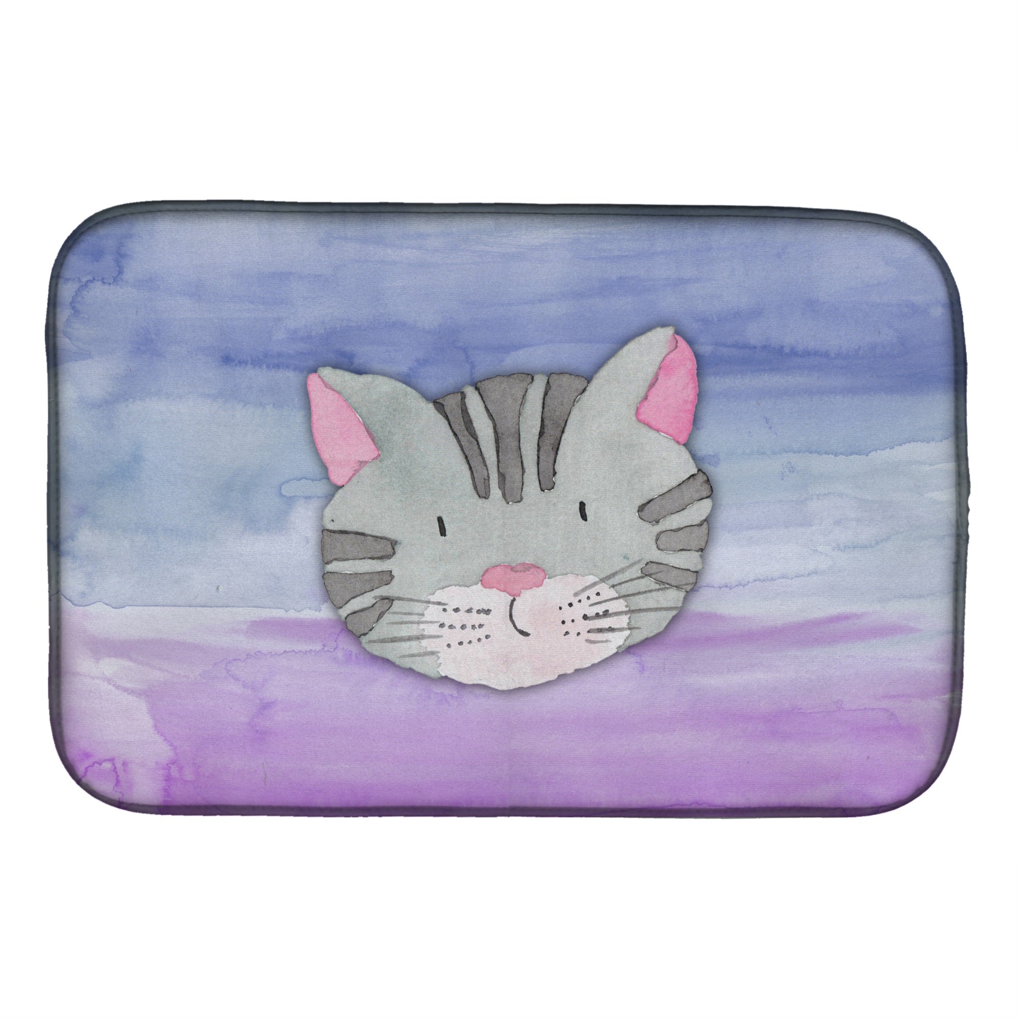 'Caroline'S Treasures Cat Face Dish Drying Mat, 14'''' X 21'''', Multicolor''
