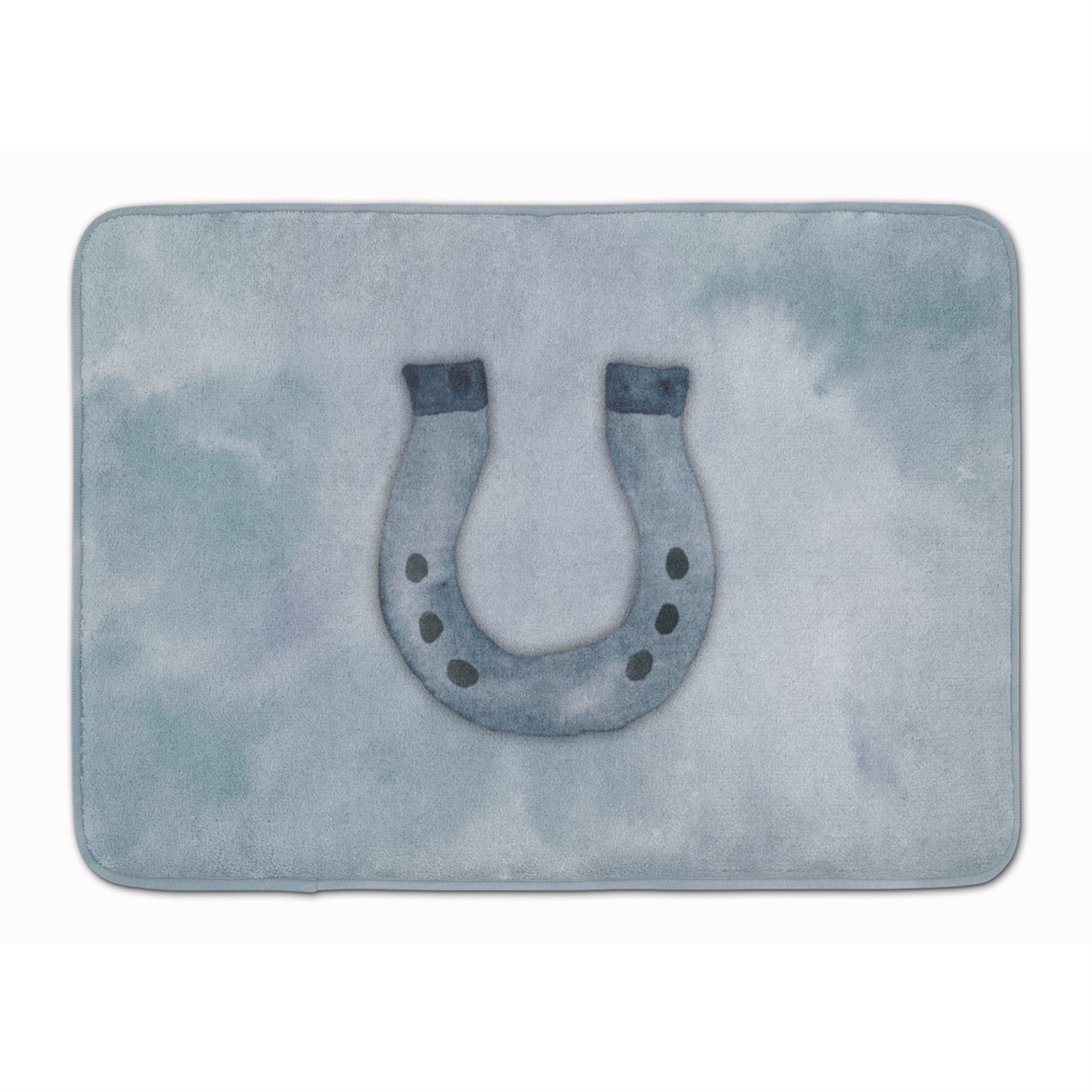 'Caroline'S Treasures Horseshoe Watercolor Floor Mat, 19''''H X 27''''W, Multicolor''