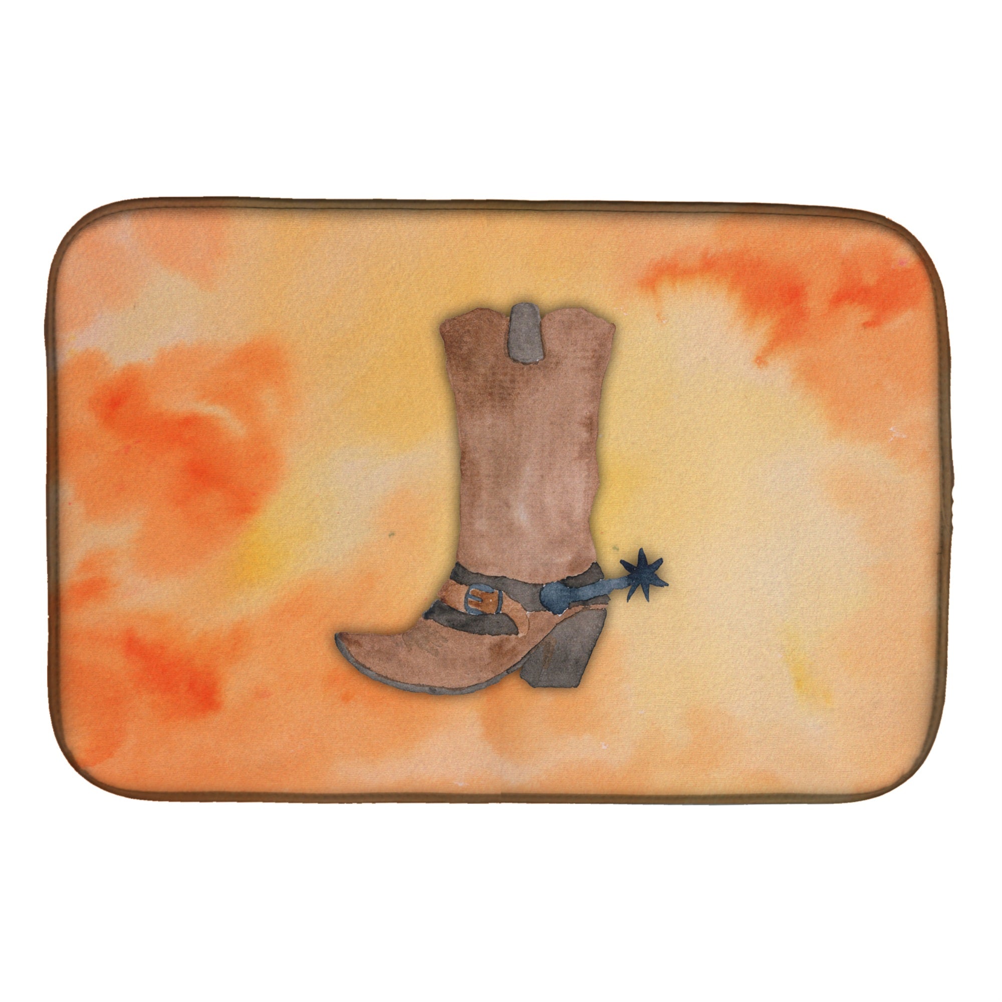 'Caroline'S Treasures Cowboy Boot Dish Drying Mat, 14'''' X 21'''', Multicolor''
