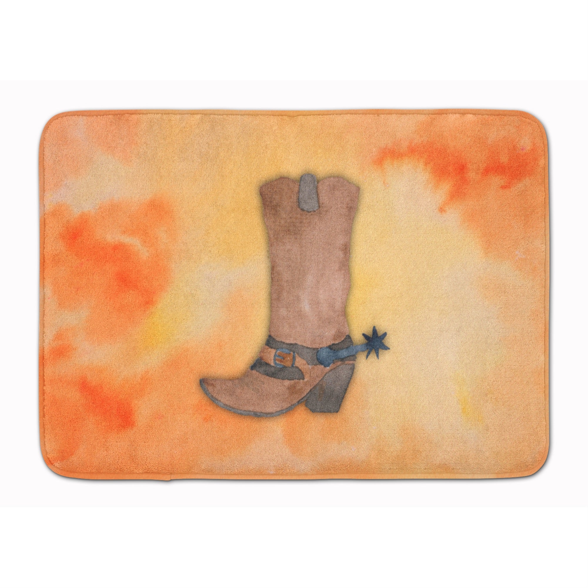 'Caroline'S Treasures Cowboy Boot Watercolor Floor Mat, 19''''H X 27''''W, Multicolor''