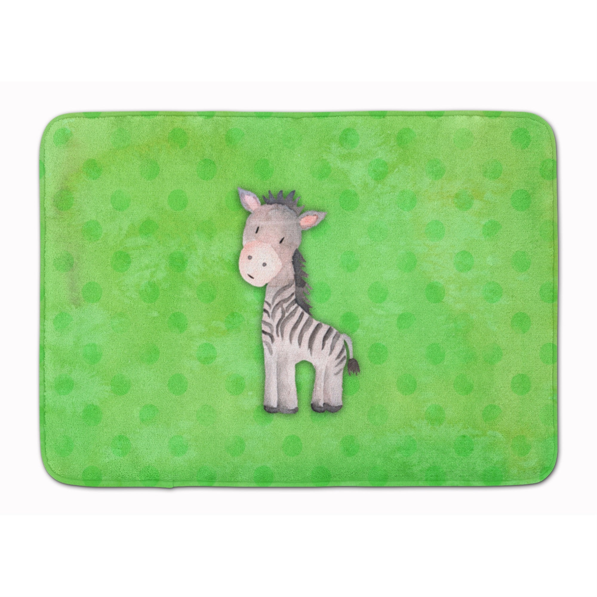 'Caroline'S Treasures Polkadot Zebra Watercolor Floor Mat, 19''''H X 27''''W, Multicolor''