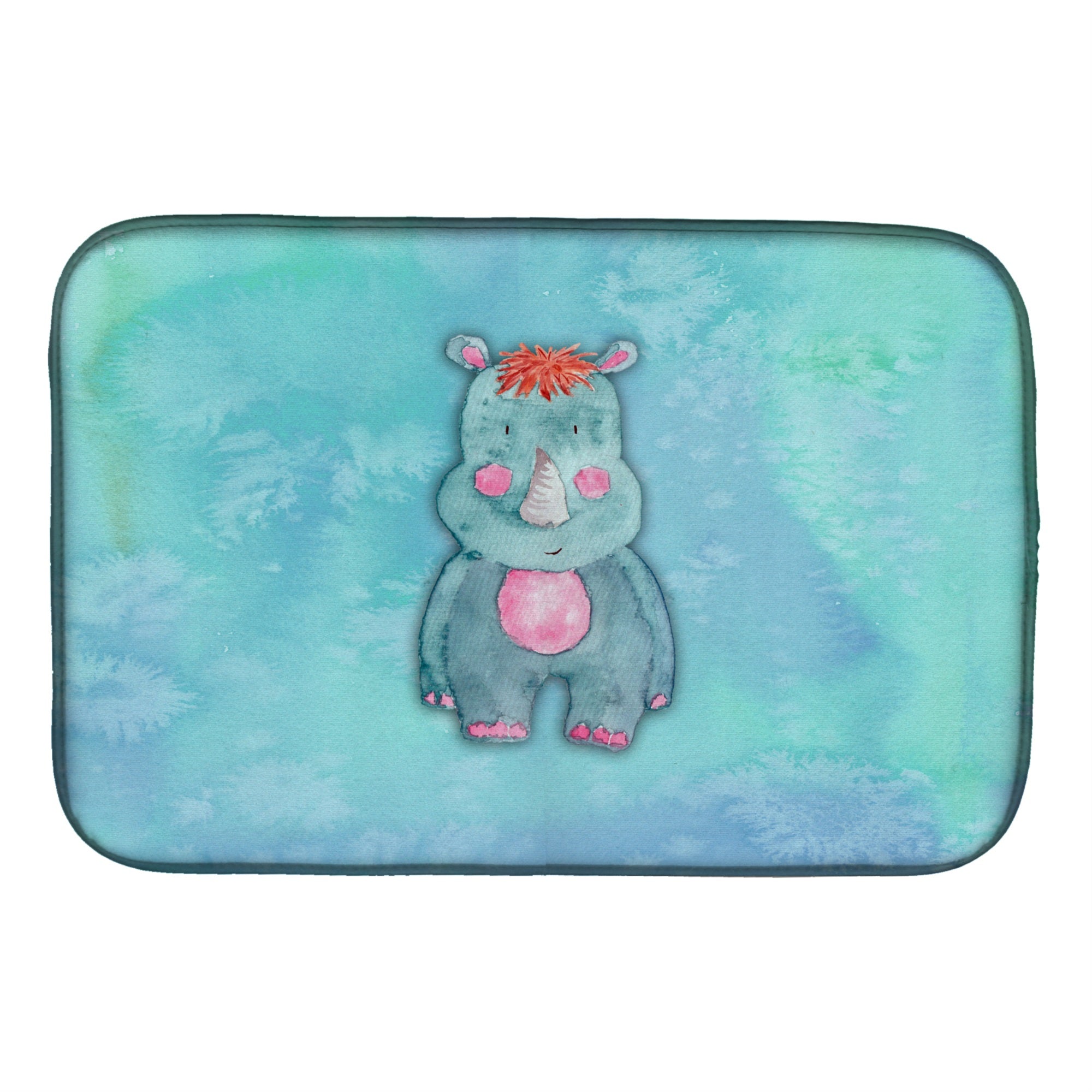 'Caroline'S Treasures Rhinoceros Dish Drying Mat, 14'''' X 21'''', Multicolor''