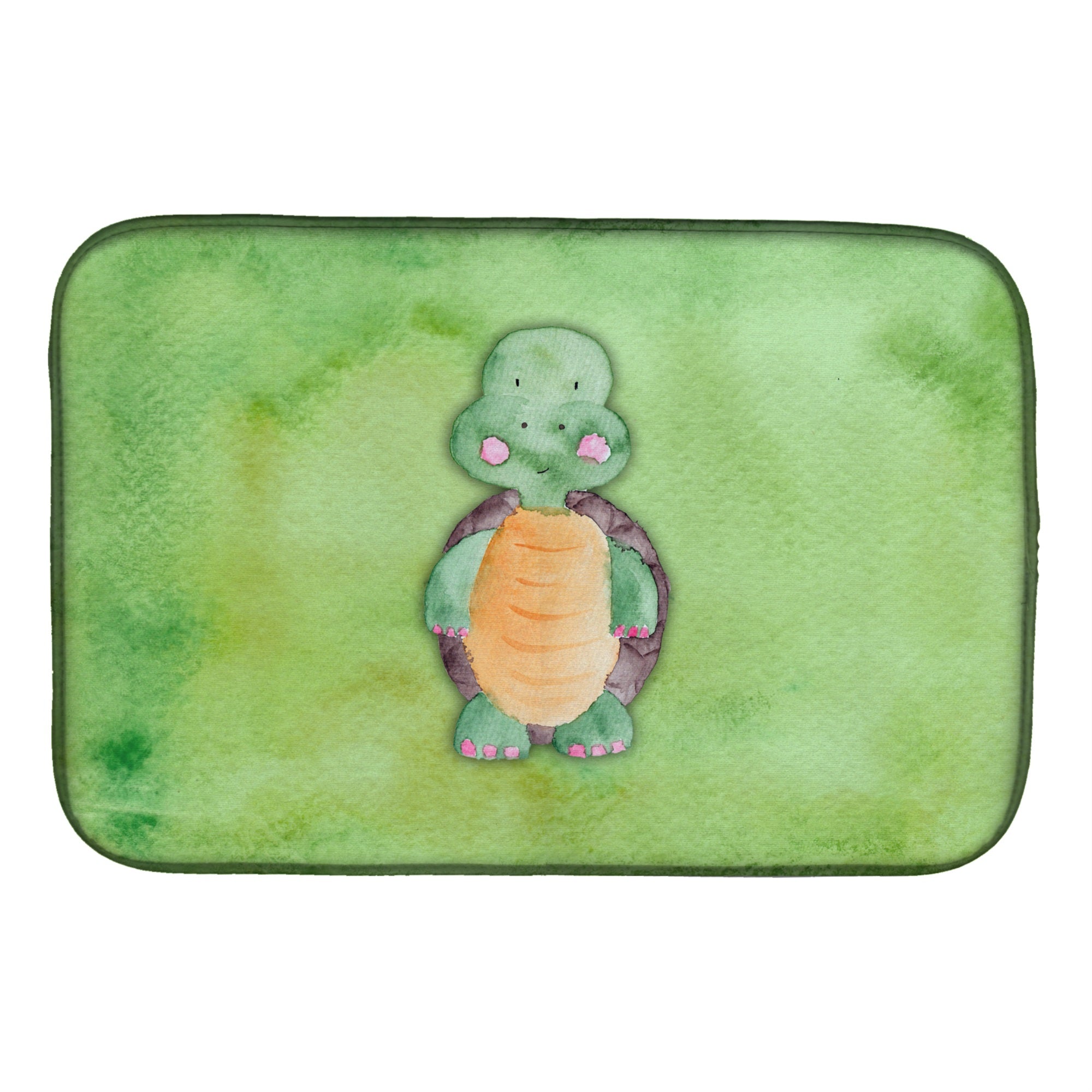 'Caroline'S Treasures Turtle Watercolor Dish Drying Mat, 14'''' X 21'''', Multicolor''