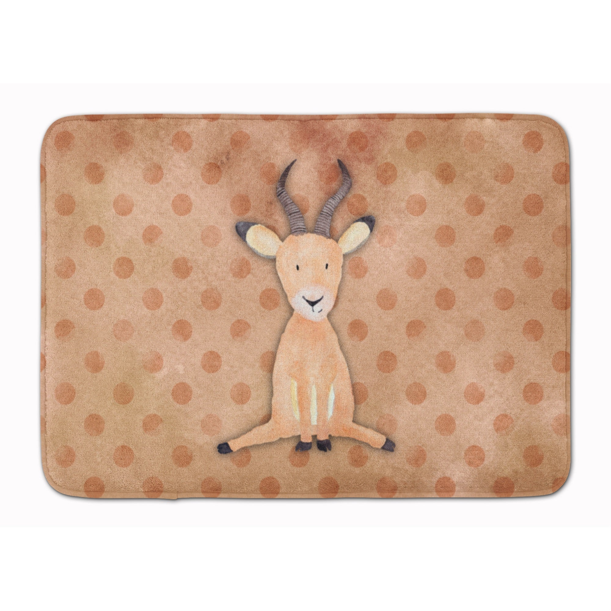 'Caroline'S Treasures Polkadot Antelope Watercolor Floor Mat, 19''''H X 27''''W, Multicolor''