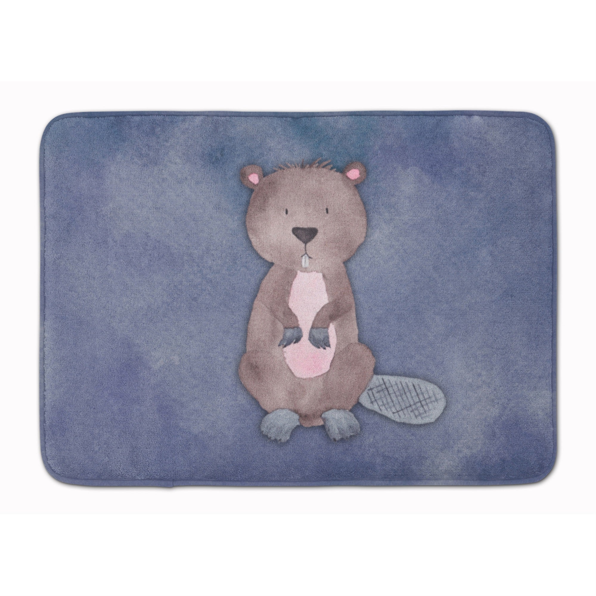 'Caroline'S Treasures Beaver Watercolor Floor Mat, 19''''H X 27''''W, Multicolor''