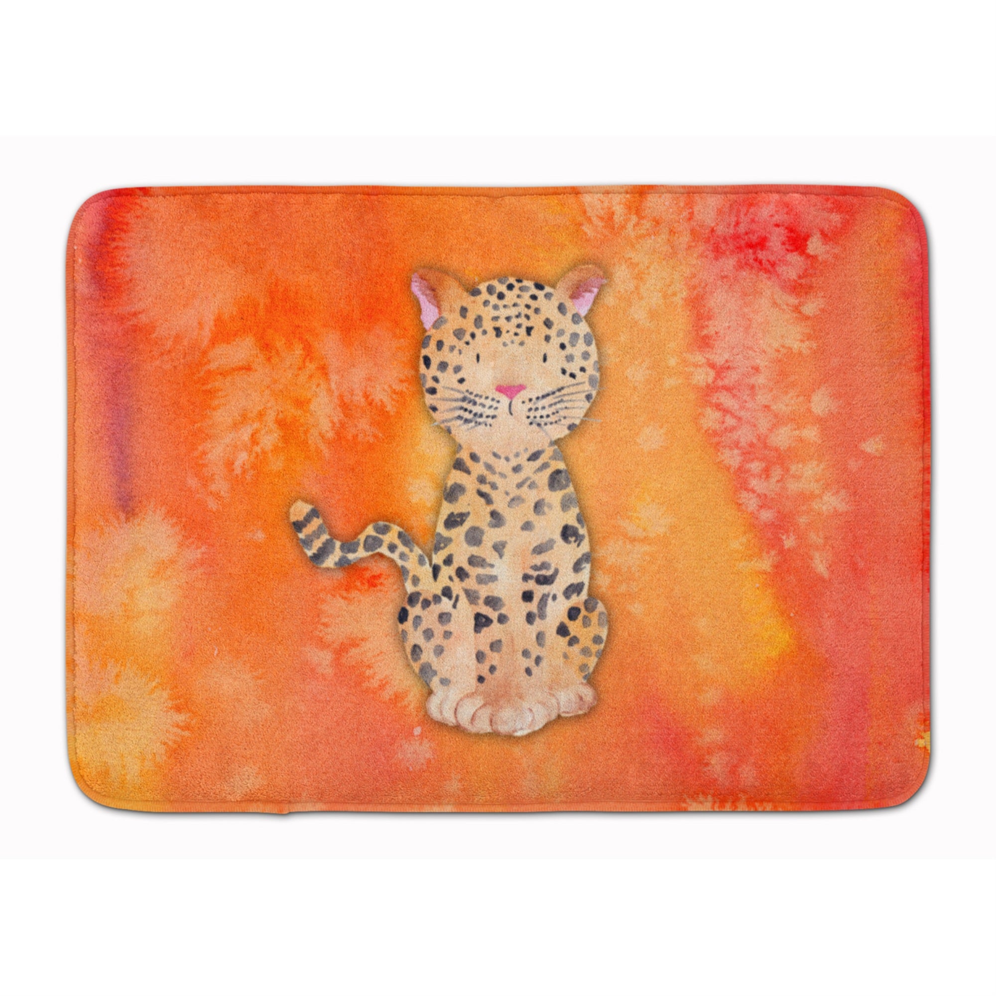 'Caroline'S Treasures Leopard Watercolor Floor Mat, 19'''' X 27'''', Multicolor''