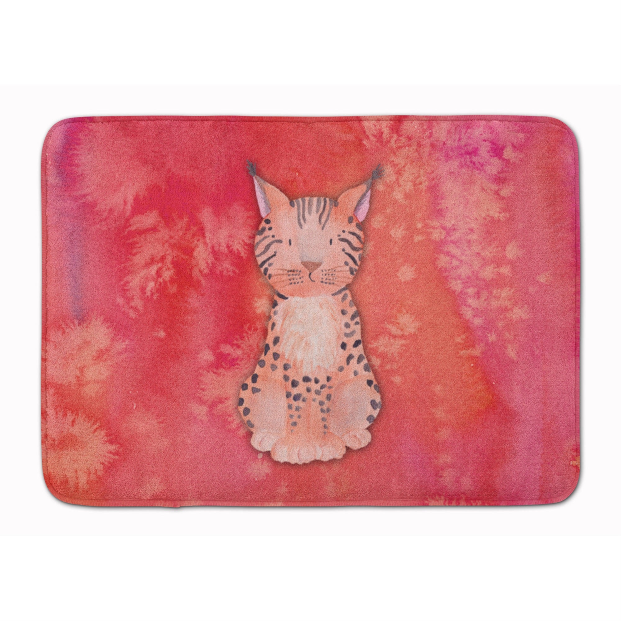 'Caroline'S Treasures Lynx Watercolor Floor Mat, 19'''' X 27'''', Multicolor''