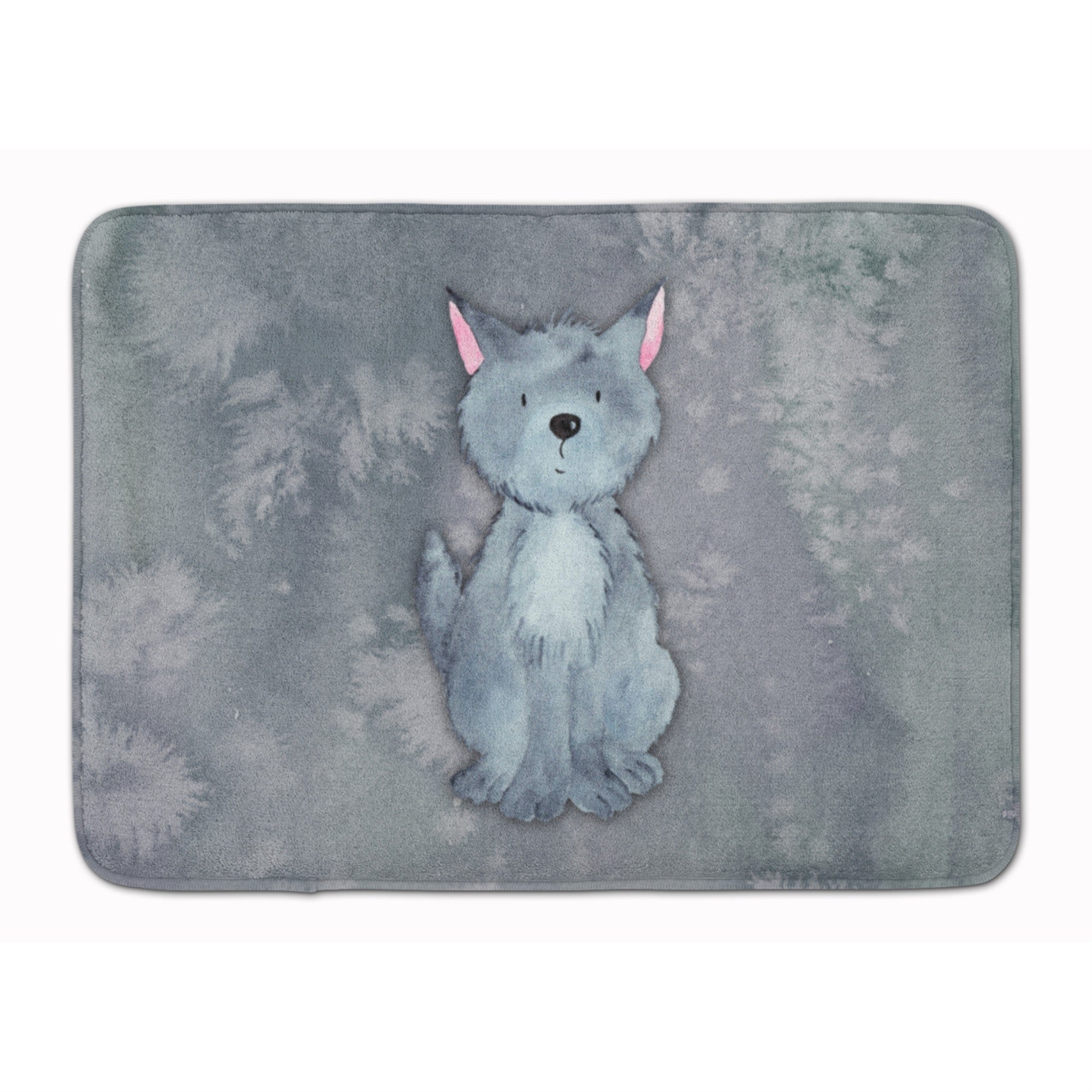 'Caroline'S Treasures Wolf Watercolor Floor Mat, 19'''' X 27'''', Multicolor''