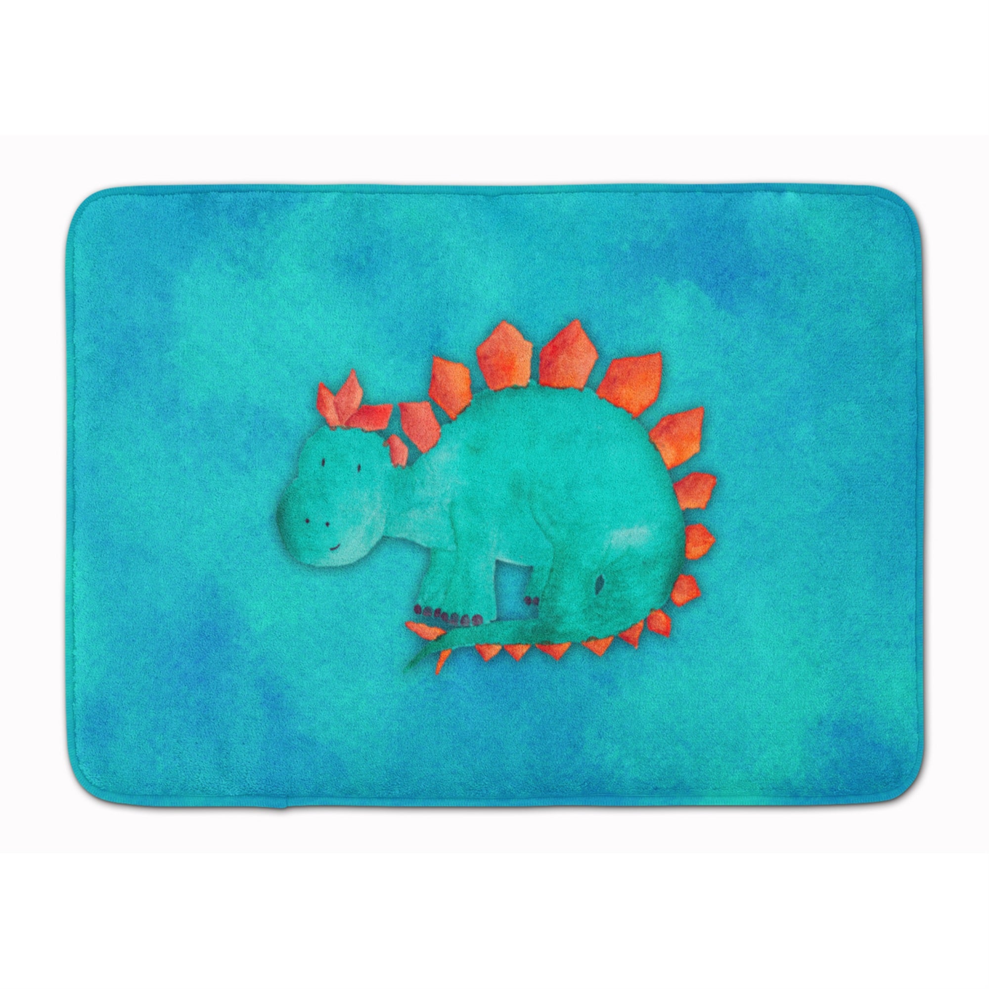 'Caroline'S Treasures Stegosaurus Watercolor Floor Mat, 19'''' X 27'''', Multicolor''
