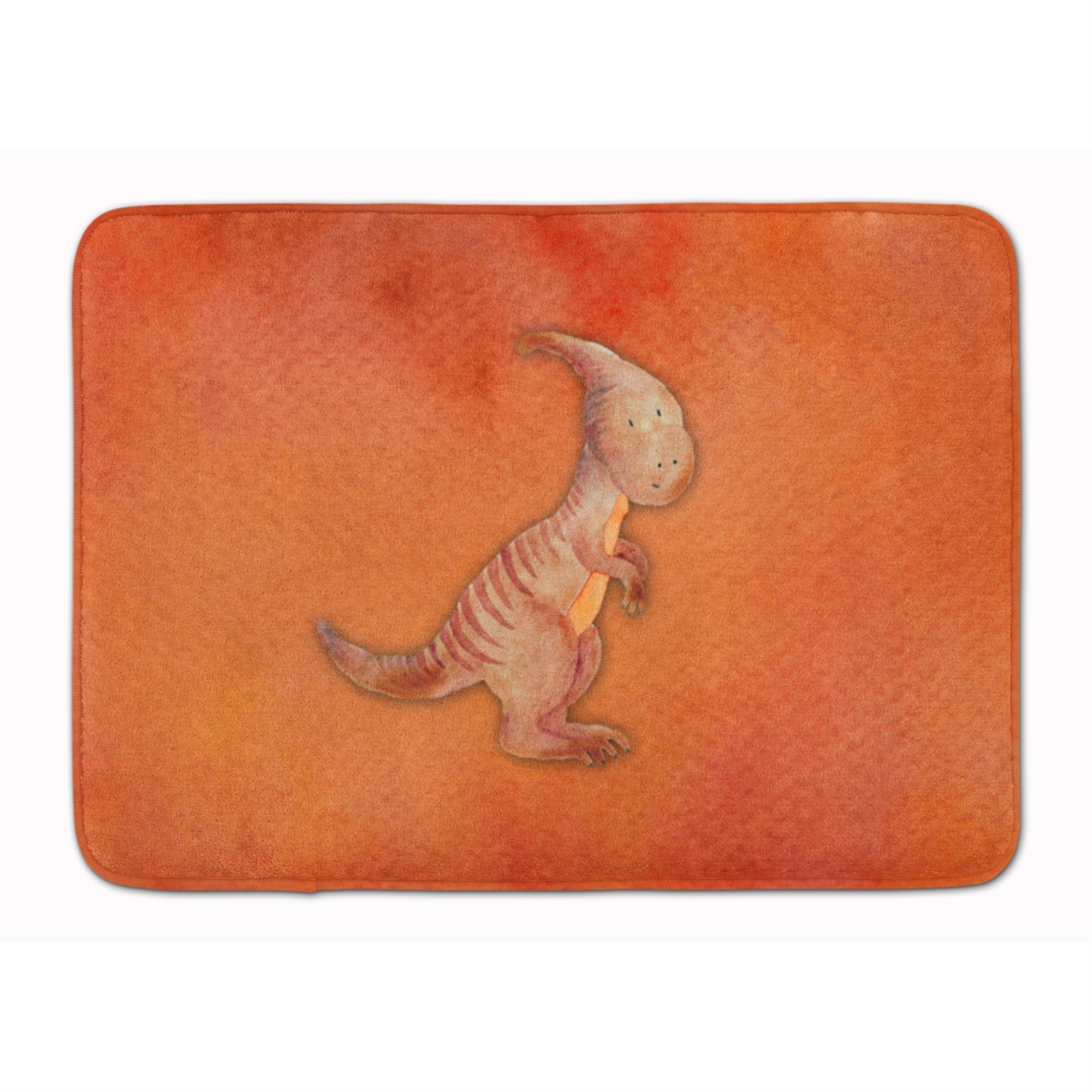 'Caroline'S Treasures Parasaurolophus Watercolor Floor Mat, 19'''' X 27'''', Multicolor''