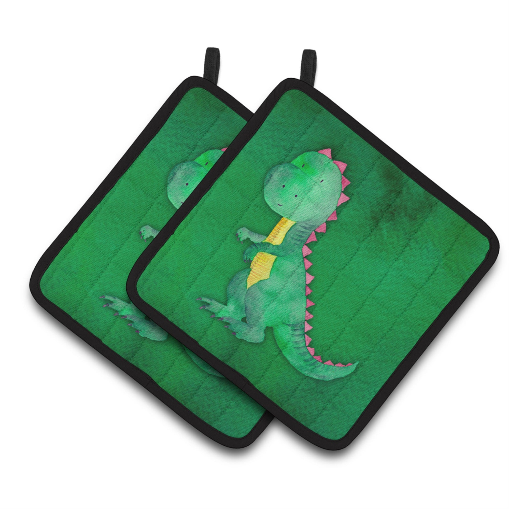 'Caroline'S Treasures Tyrannosaurus Rex Watercolor Decorated Pot Holder, 7.5'''' X 7.5'''', Multicolor''