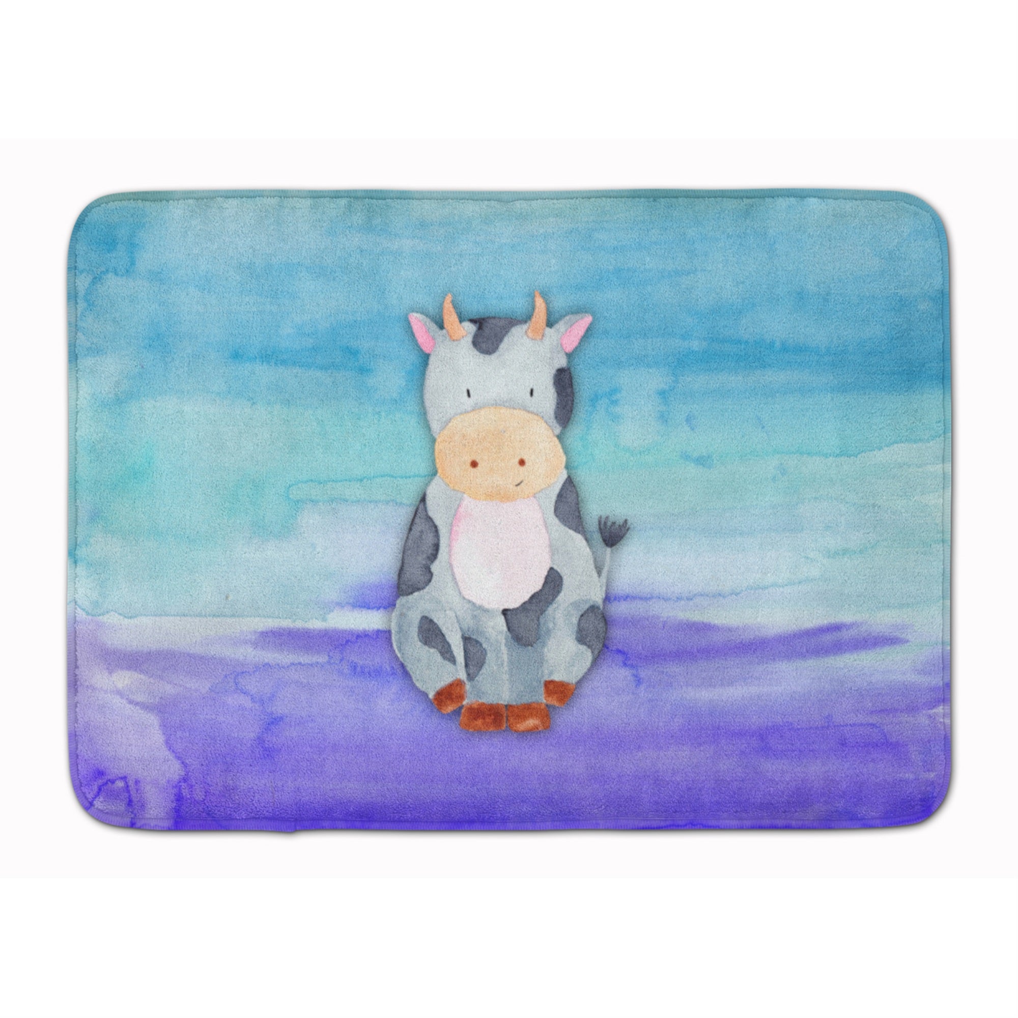 'Caroline'S Treasures Cow Watercolor Floor Mat, 19'''' X 27'''', Multicolor''