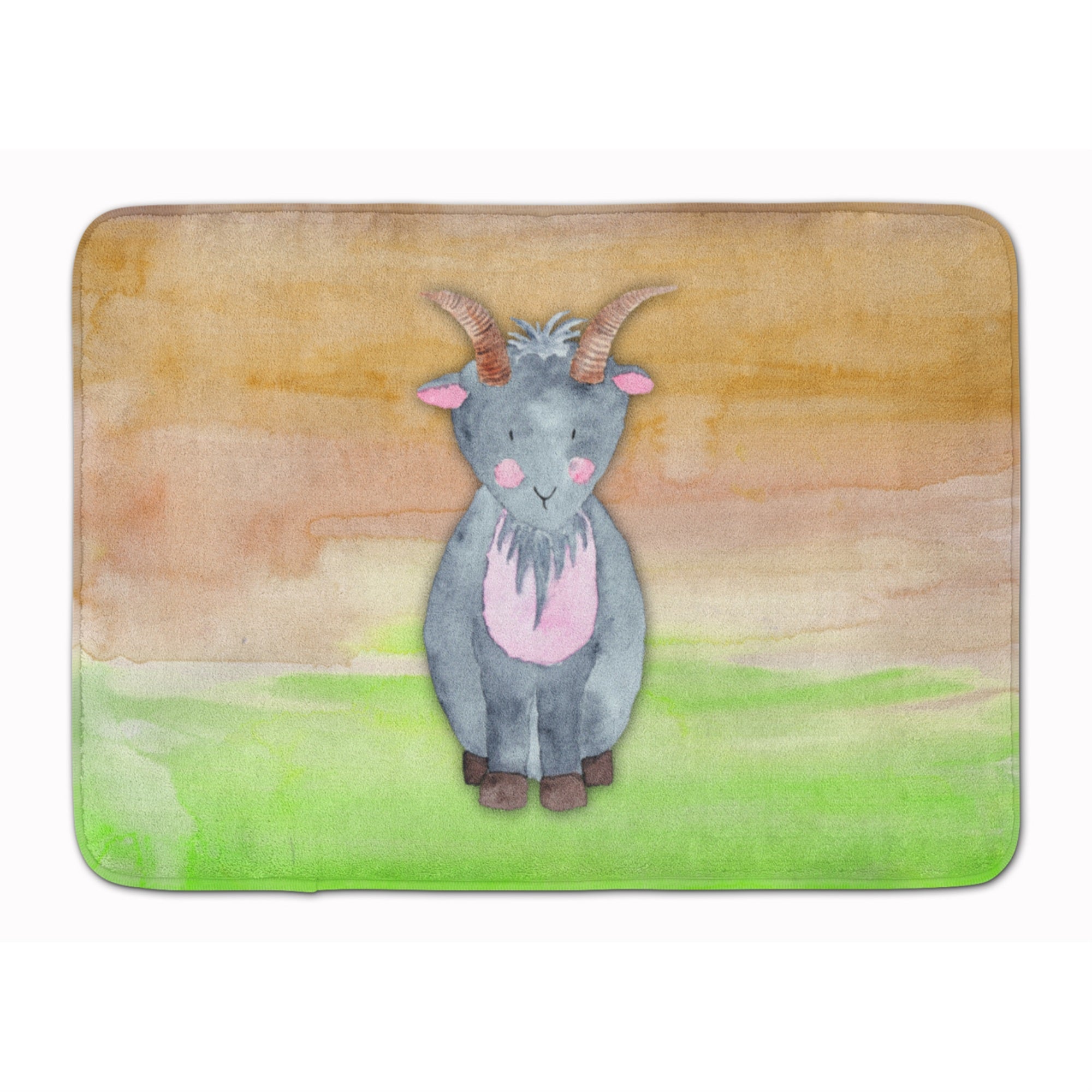 'Caroline'S Treasures Goat Watercolor Floor Mat, 19'''' X 27'''', Multicolor''