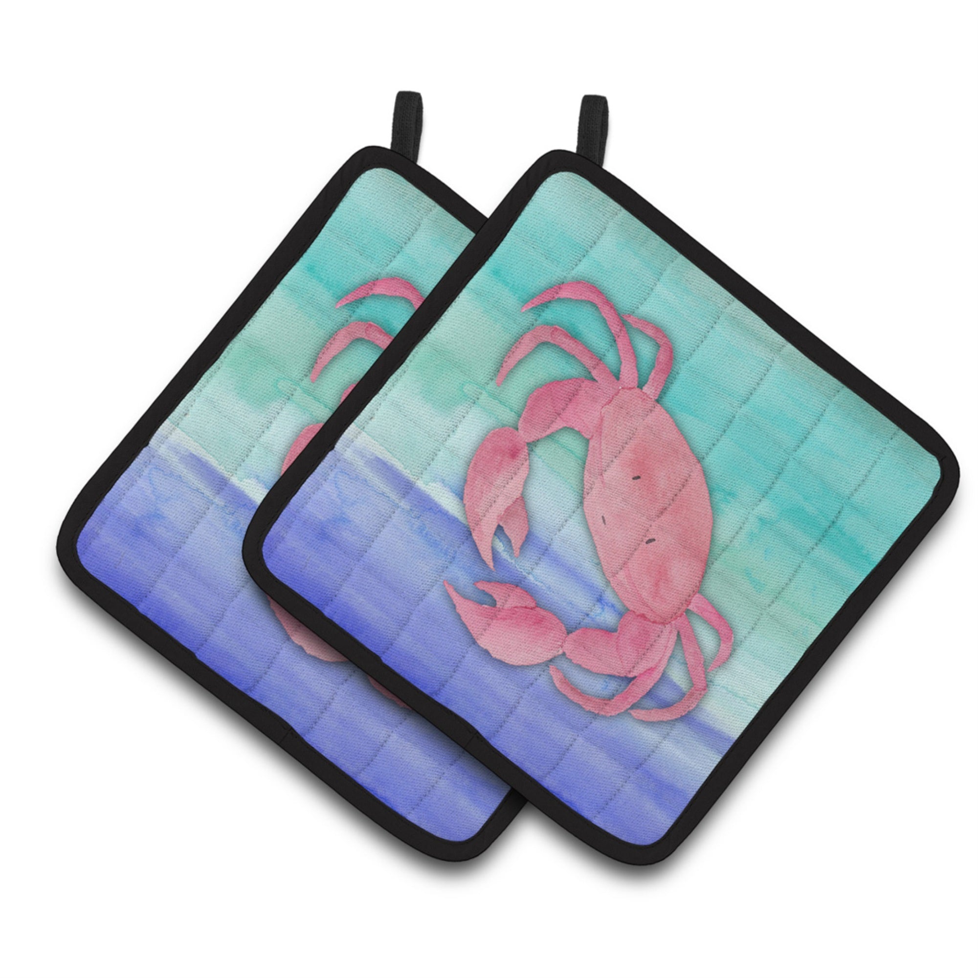 'Caroline'S Treasures Crab Watercolor Decorated Pot Holder, 7.5'''' X 7.5'''', Multicolor''