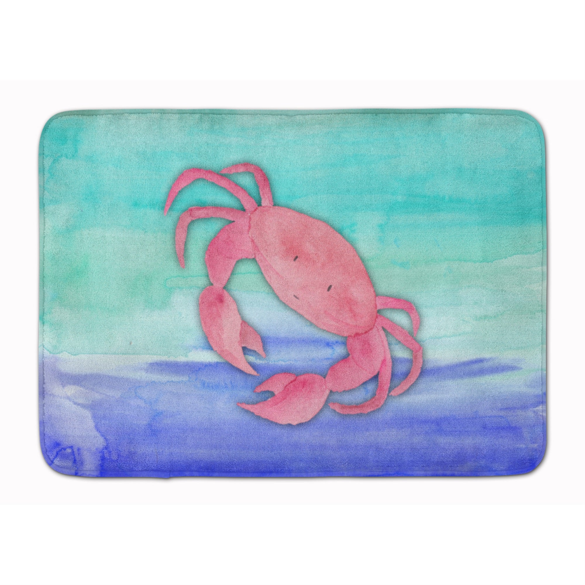 'Caroline'S Treasures Crab Watercolor Floor Mat, 19'''' X 27'''', Multicolor''