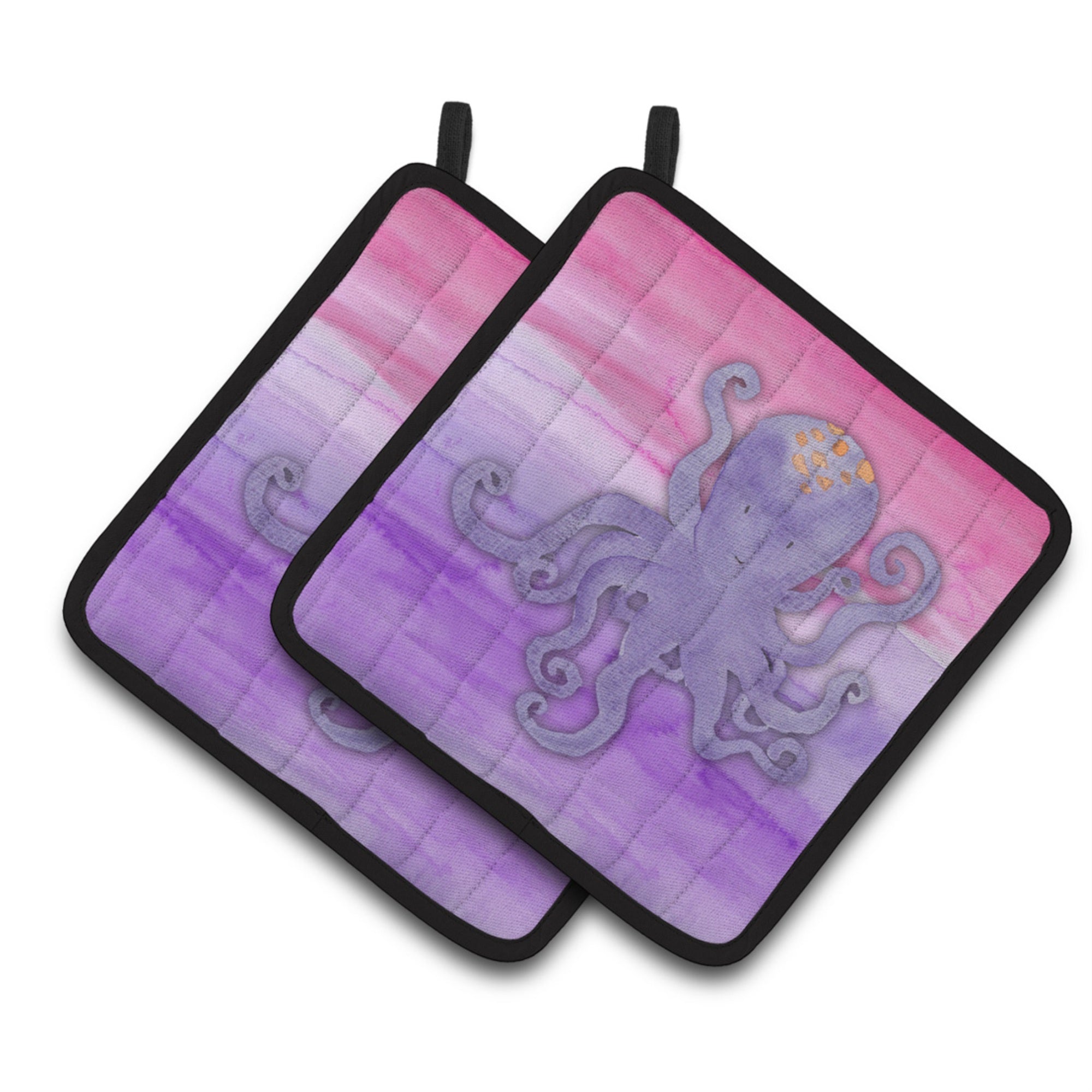 'Caroline'S Treasures Octopus Watercolor Decorated Pot Holder, 7.5'''' X 7.5'''', Multicolor''