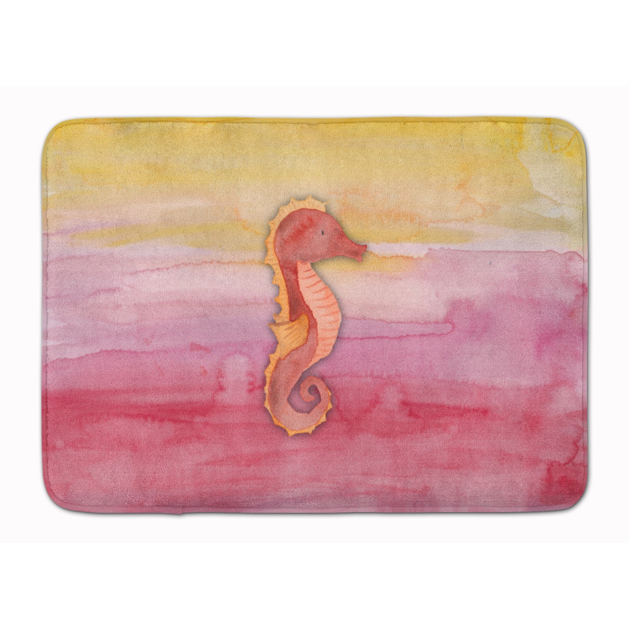 'Caroline'S Treasures Seahorse Watercolor Floor Mat, 19'''' X 27'''', Multicolor''