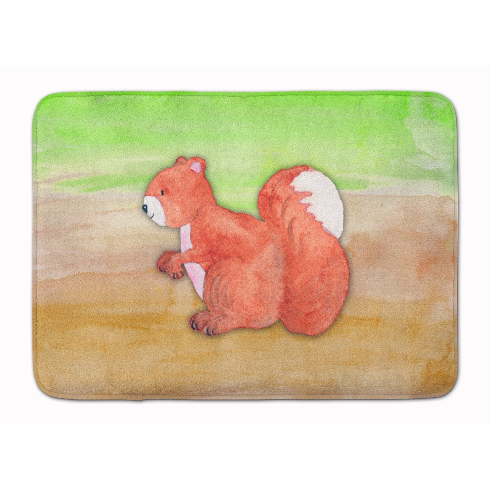 'Caroline'S Treasures Squirrel Watercolor Floor Mat, 19'''' X 27'''', Multicolor''