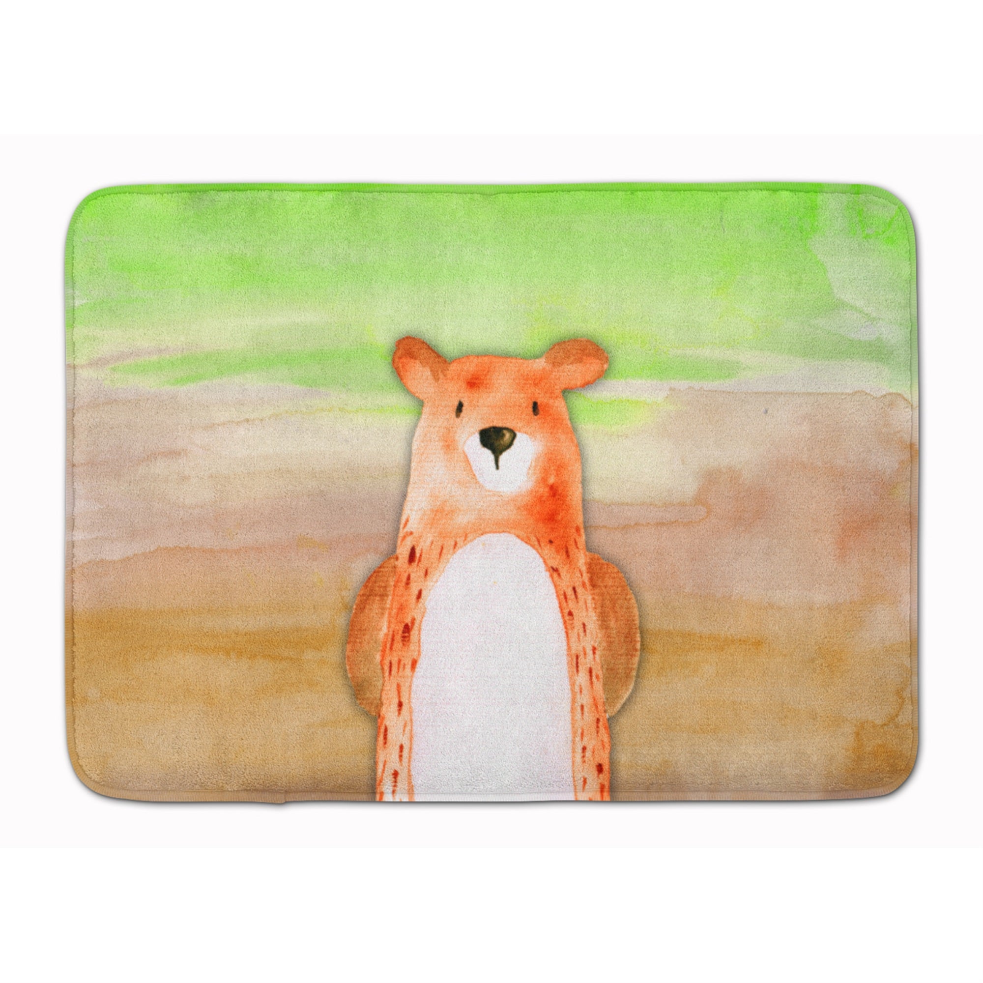 'Caroline'S Treasures Bear Watercolor Floor Mat, 19'''' X 27'''', Multicolor''