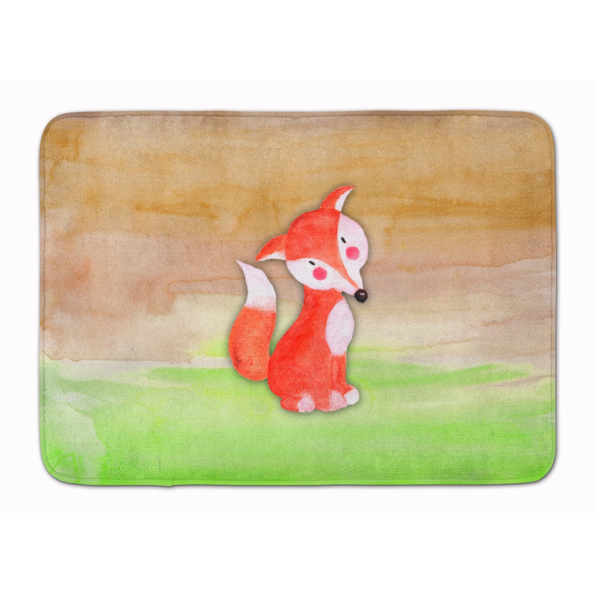 'Caroline'S Treasures Fox Watercolor Floor Mat, 19'''' X 27'''', Multicolor''