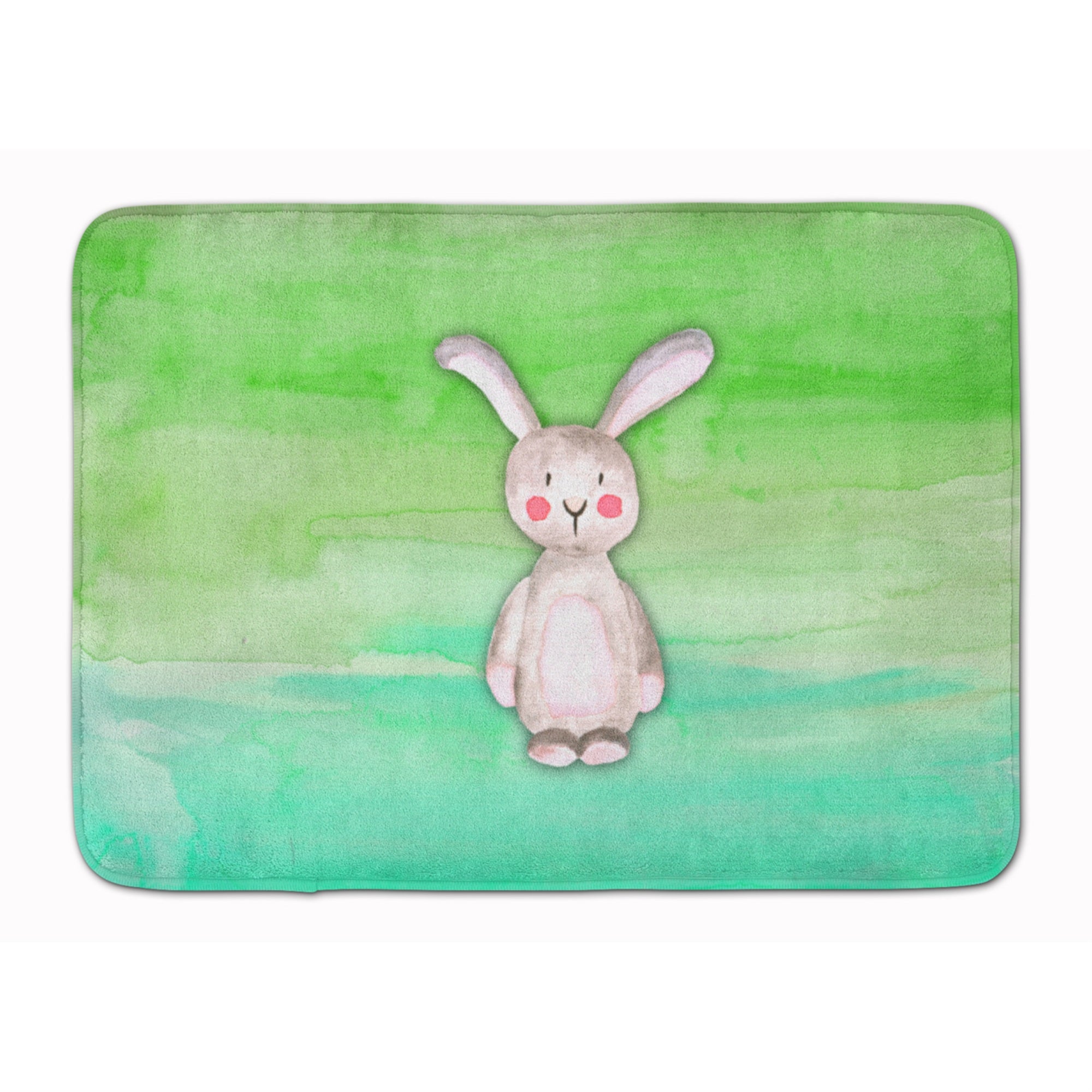 'Caroline'S Treasures Bunny Rabbit Watercolor Floor Mat, 19'''' X 27'''', Multicolor''