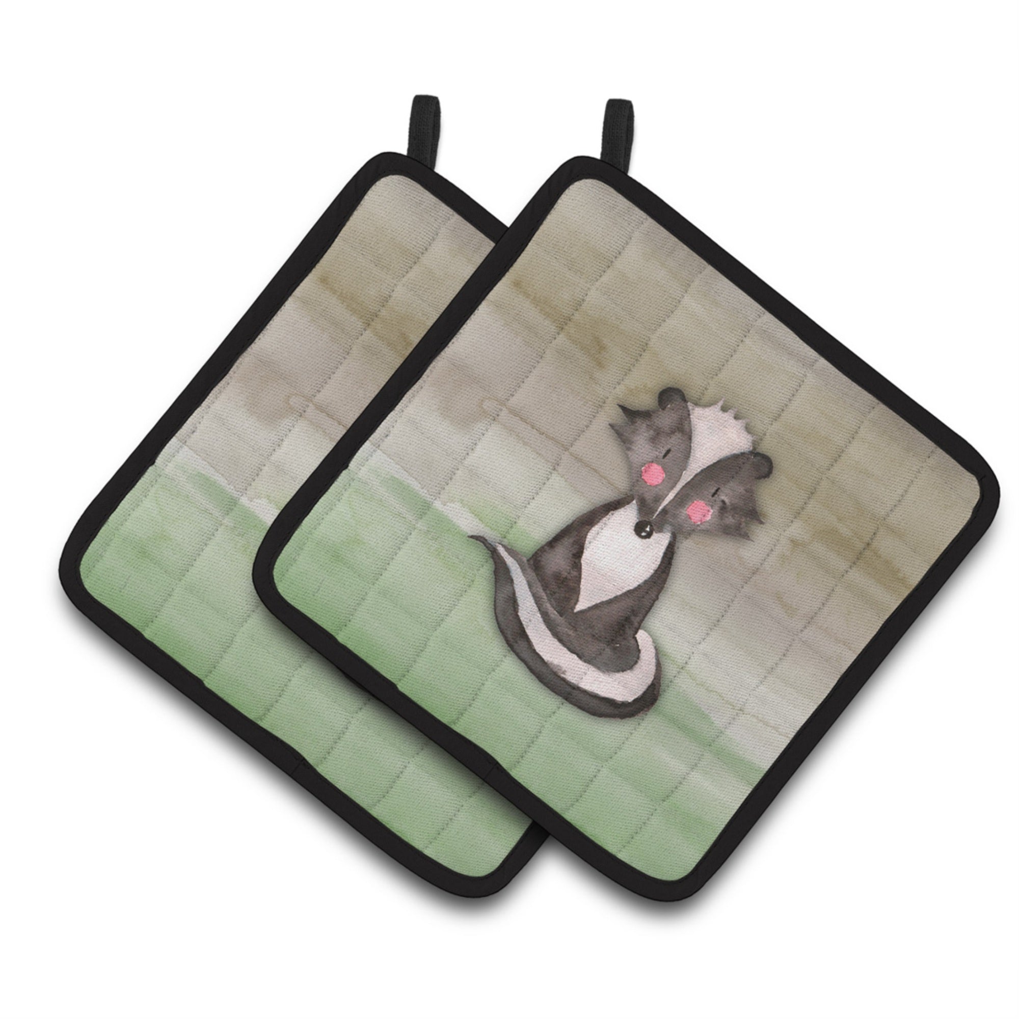 'Caroline'S Treasures Badger Watercolor Decorated Pot Holder, 7.5'''' X 7.5'''', Multicolor''