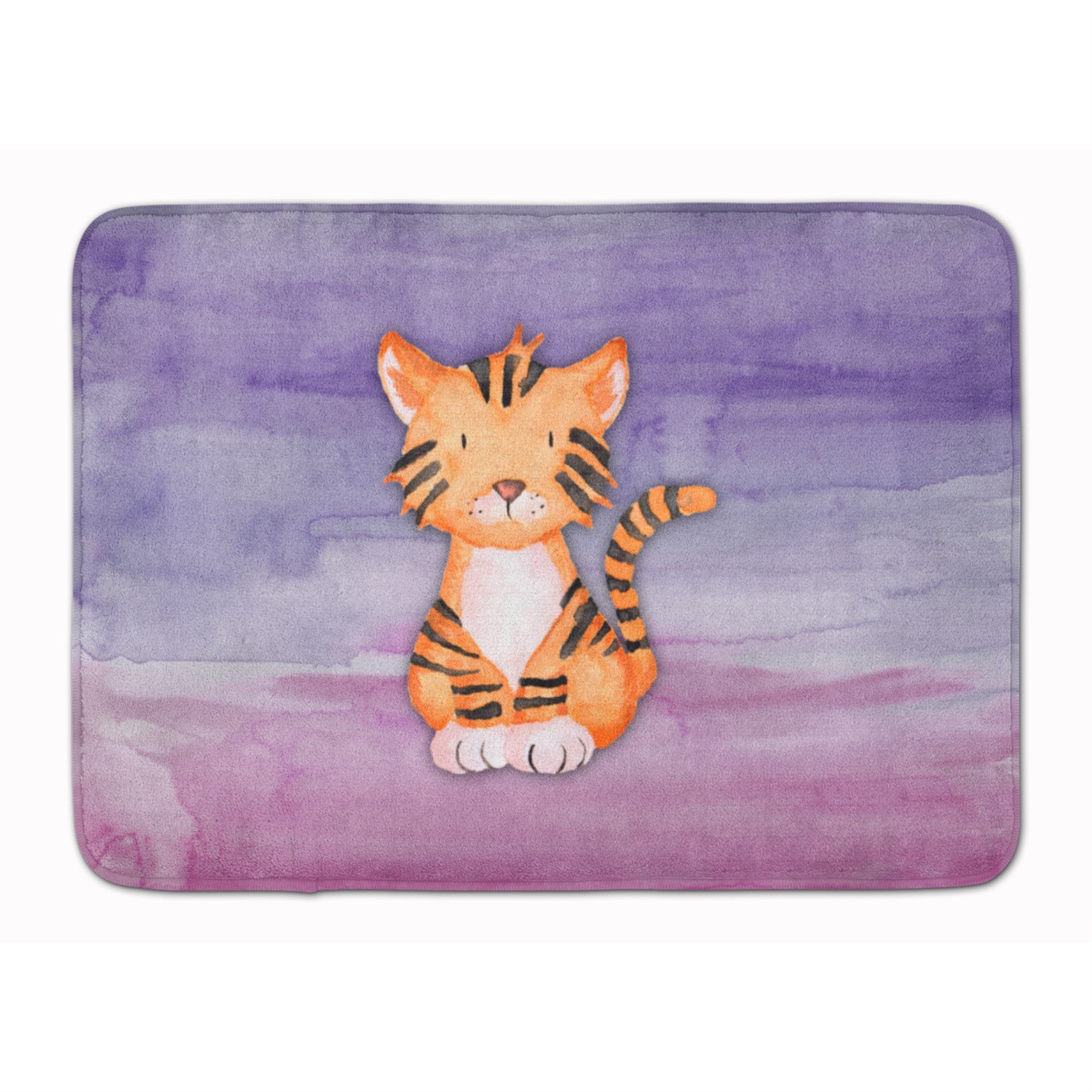 'Caroline'S Treasures Tiger Cub Watercolor Floor Mat, 19'''' X 27'''', Multicolor''