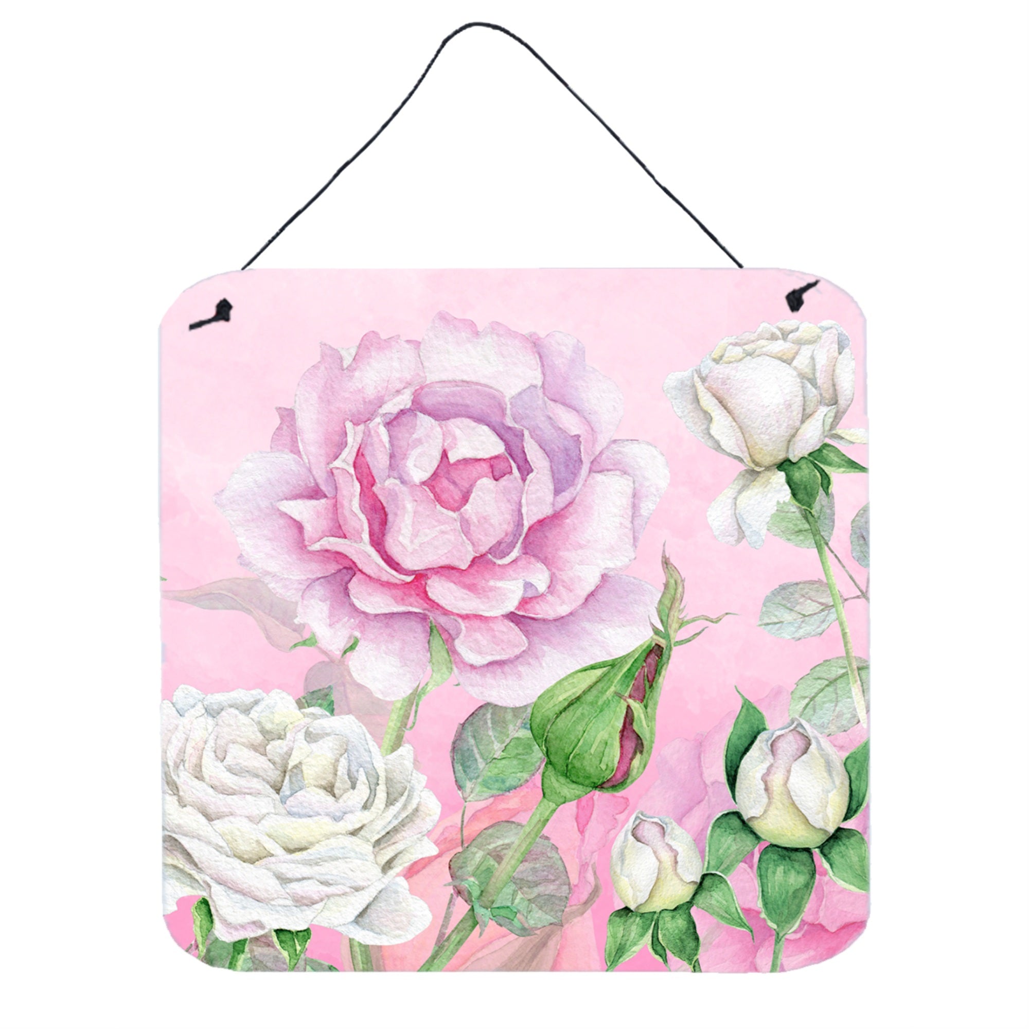 'Caroline'S Treasures Rose Garden Door Hanging Prints Wall-Decor, Multicolor''