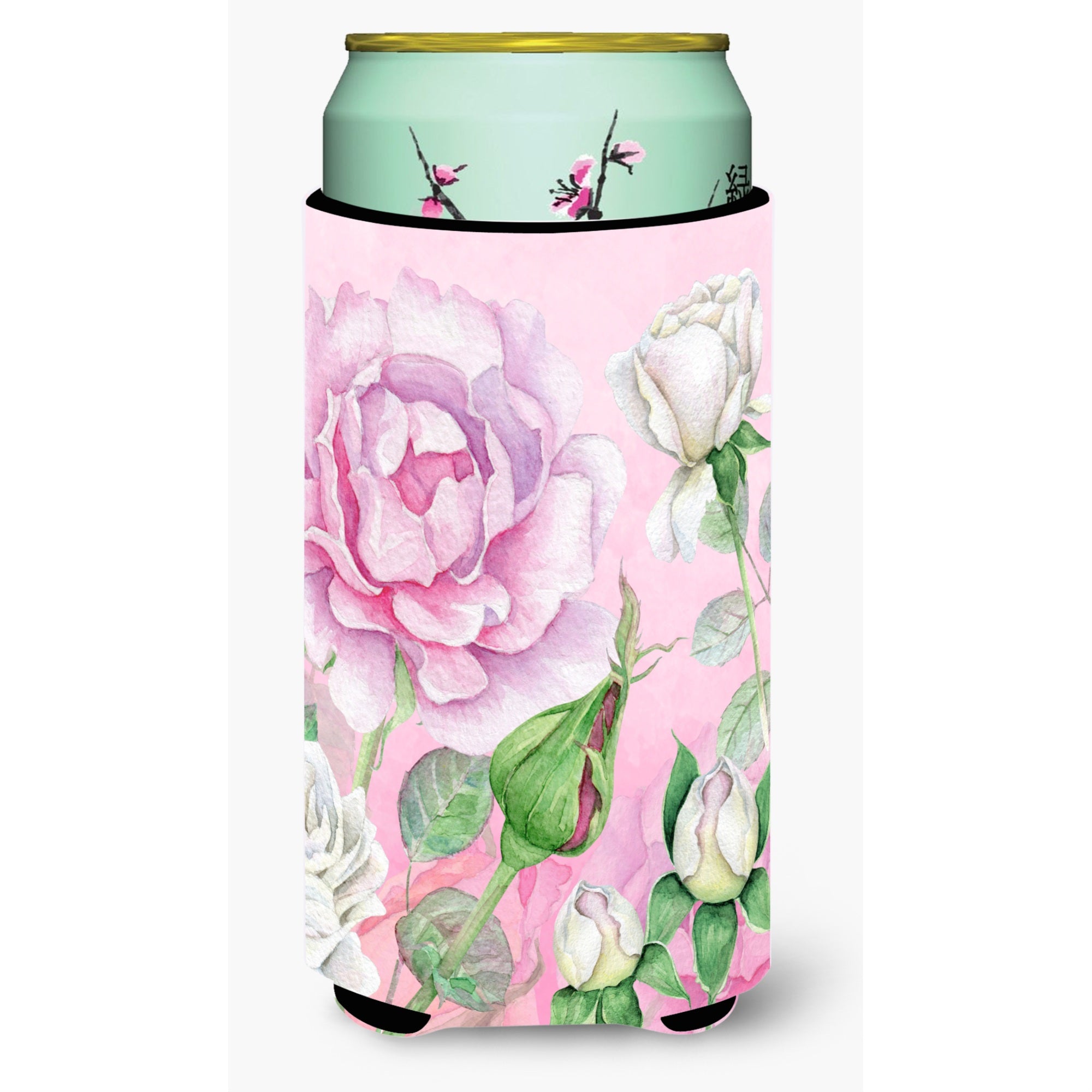 'Caroline'S Treasures Bb7447Tbc Rose Garden Tall Boy Insulator Hugger Cold-Beverage-Koozies, Multicolor''