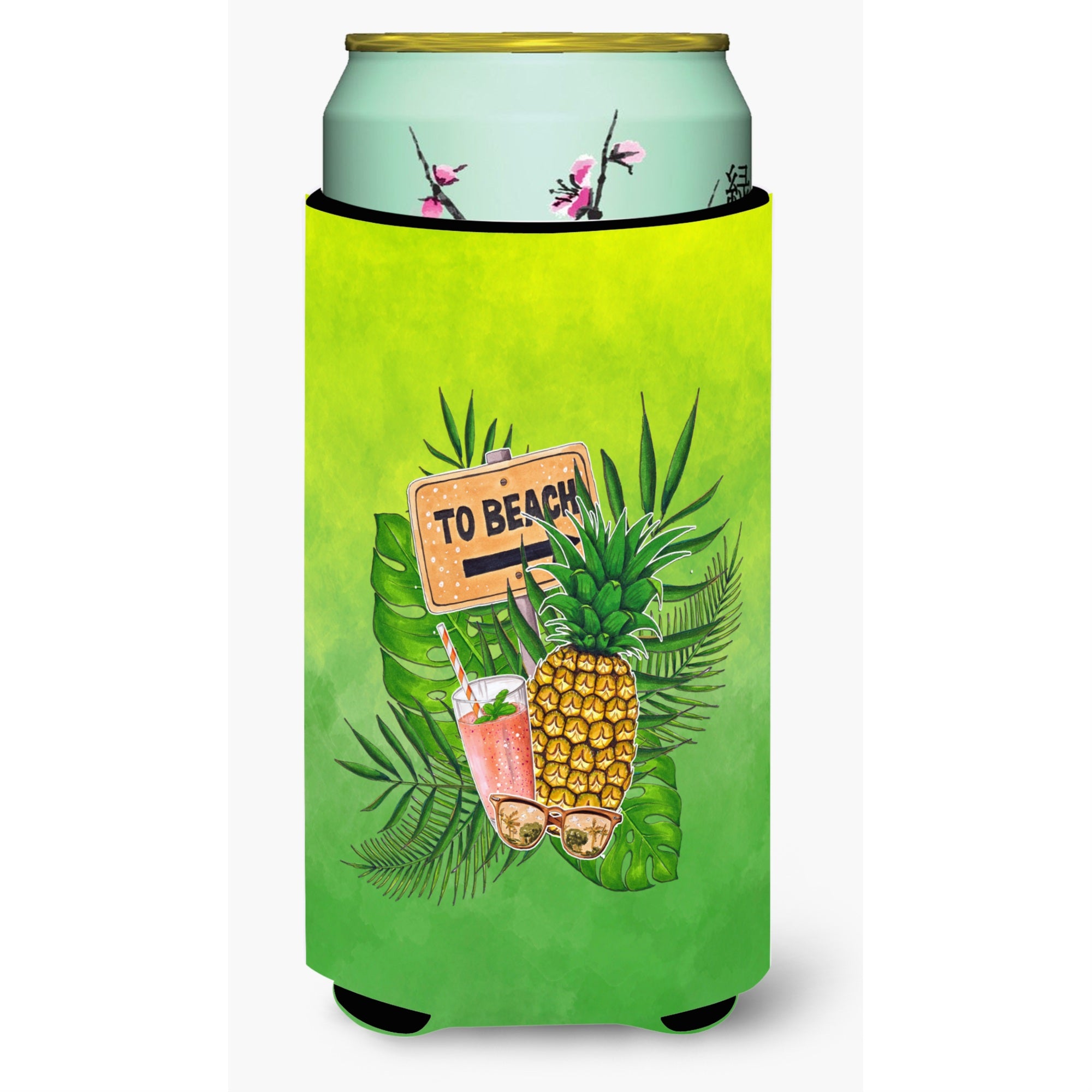 'Caroline'S Treasures Bb7450Tbc To The Beach Summer Tall Boy Insulator Hugger Cold-Beverage-Koozies, Multicolor''