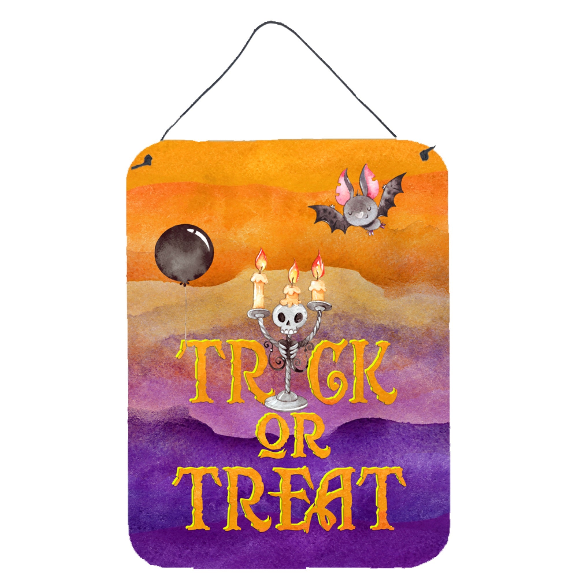 'Caroline'S Treasures Halloween Trick Or Treat Door Hanging Prints Wall-Decor, Multicolor''