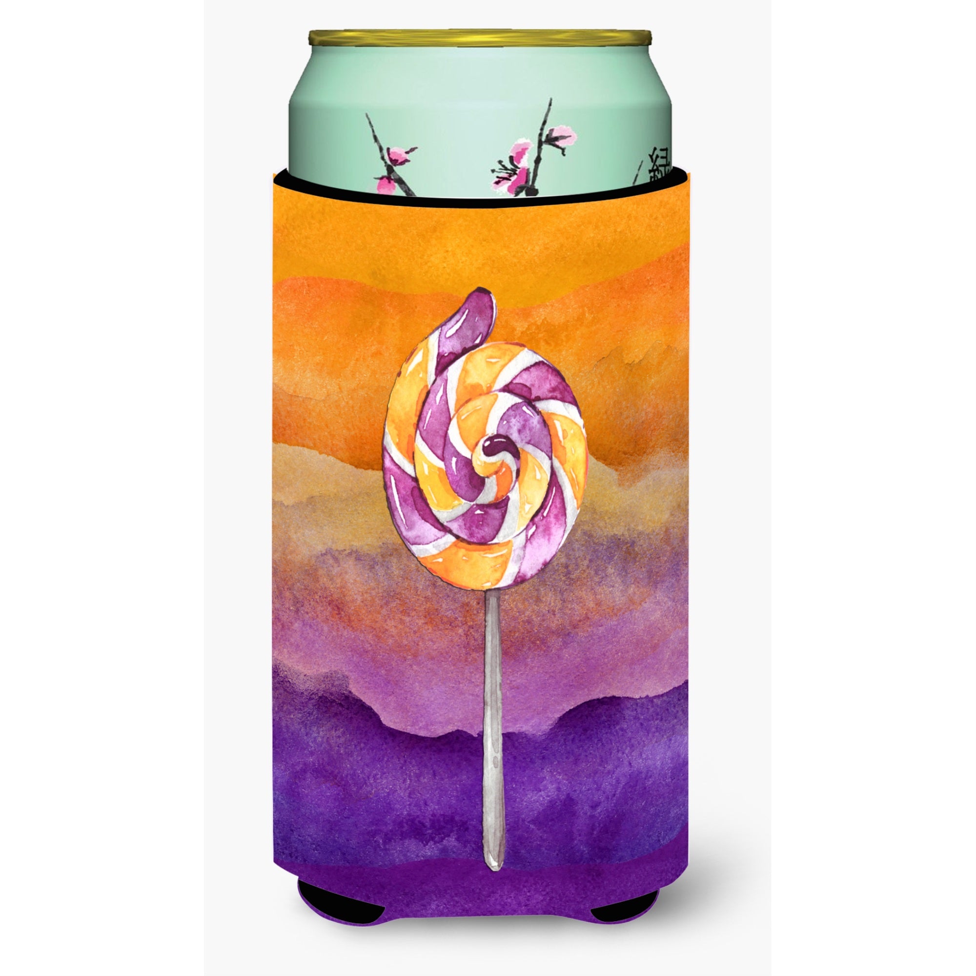 'Caroline'S Treasures Bb7466Tbc Halloween Sucker Lollipop Tall Boy Hugger Cold-Beverage-Koozies, Multicolor''