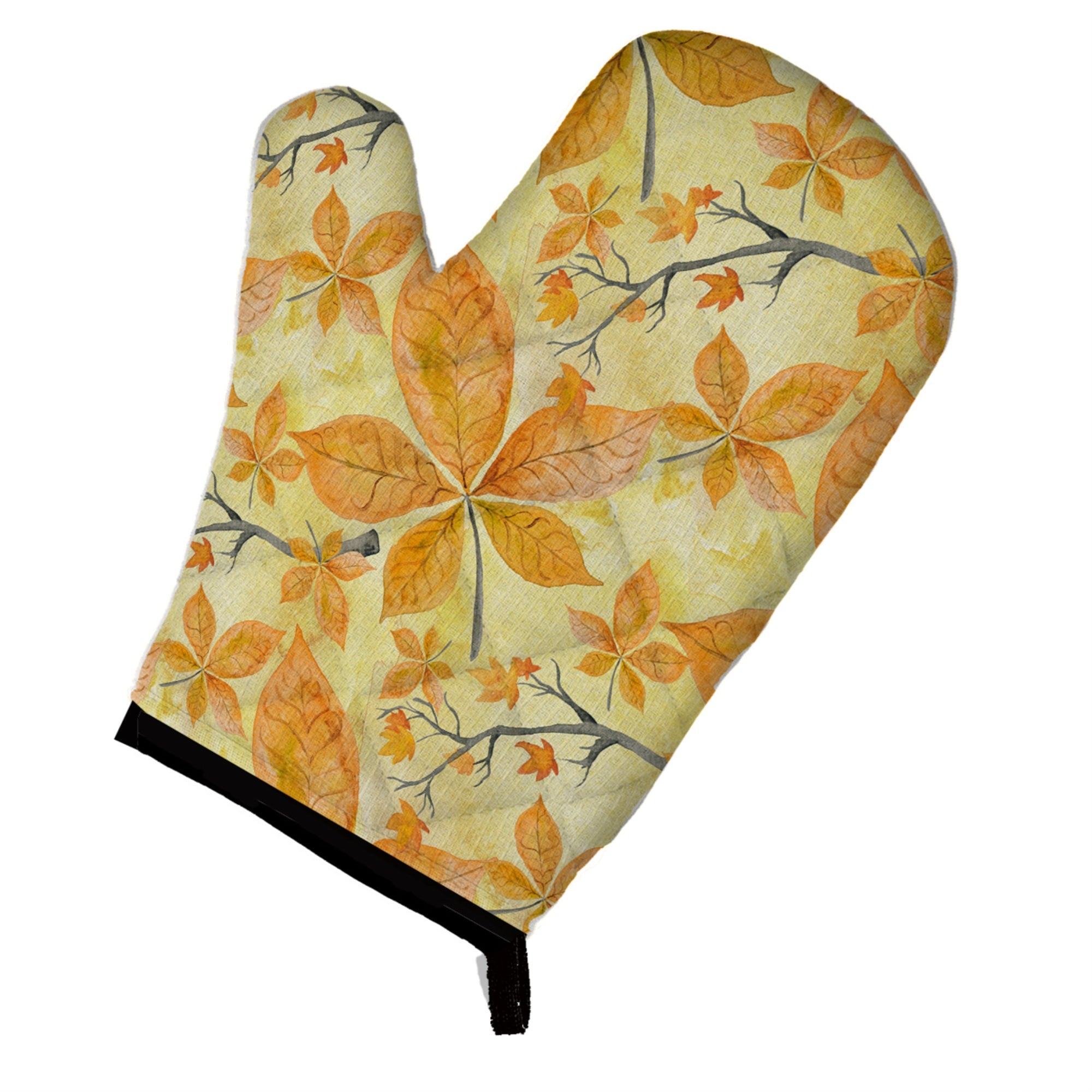 'Caroline'S Treasures Fall Leaves And Branches Decorated Oven Mitt, 12'''' X 8.5'''', Multicolor''