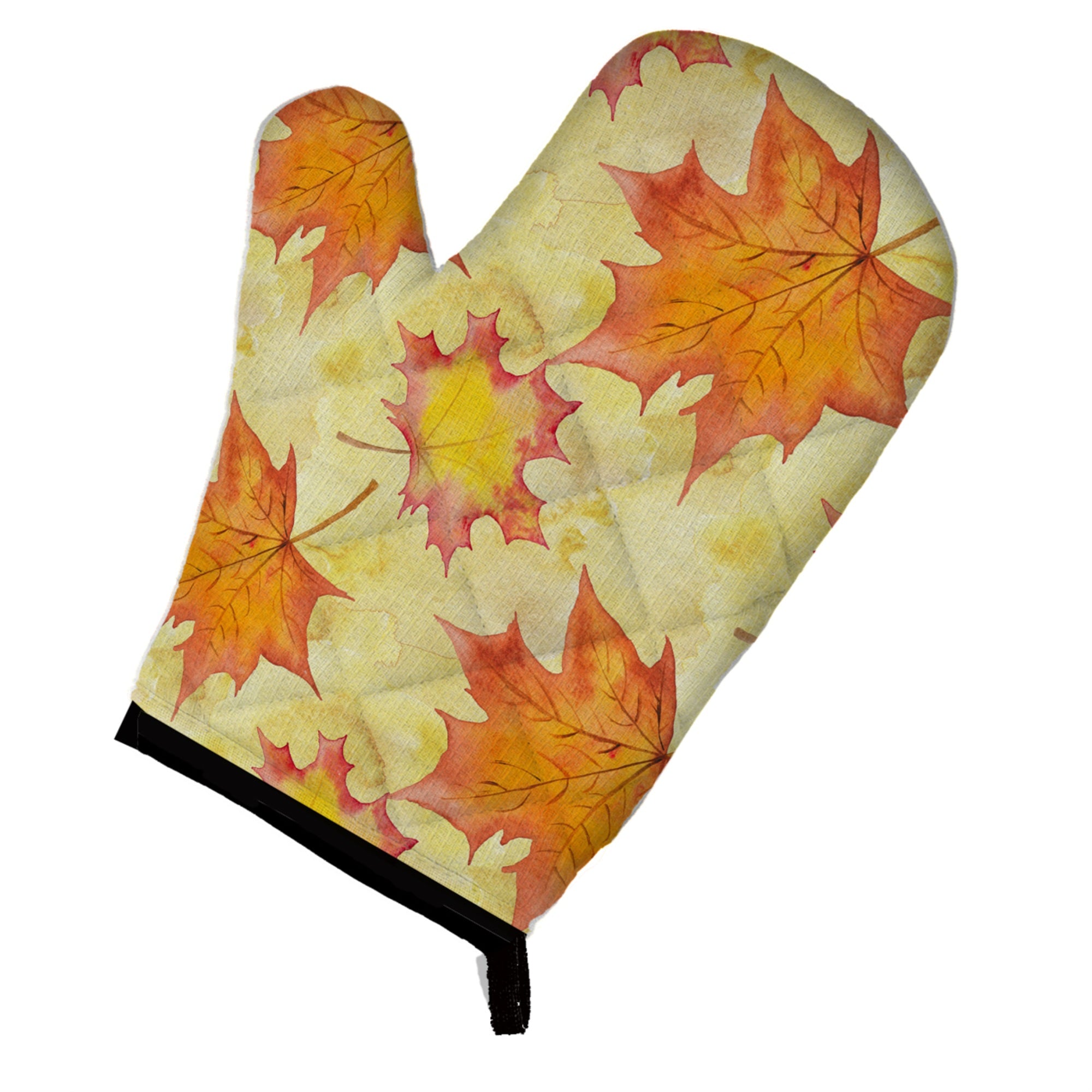 'Caroline'S Treasures Fall Leaves Scattered Decorated Oven Mitt, 12'''' X 8.5'''', Multicolor''