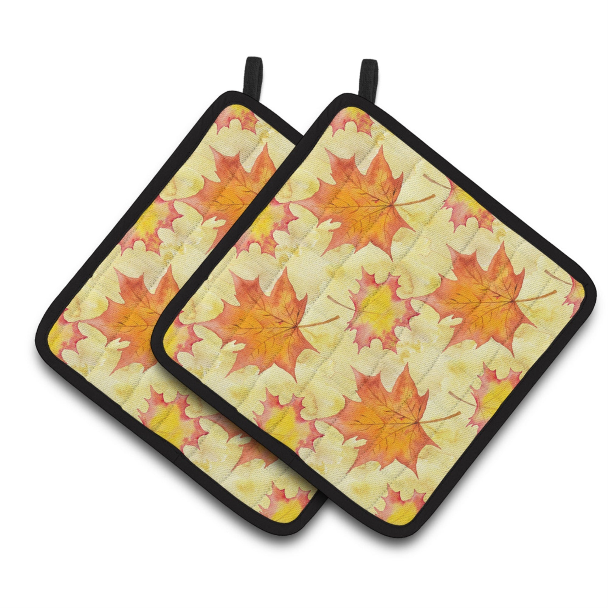 'Caroline'S Treasures Fall Leaves Scattered Decorated Pot Holder, 7.5'''' X 7.5'''', Multicolor''