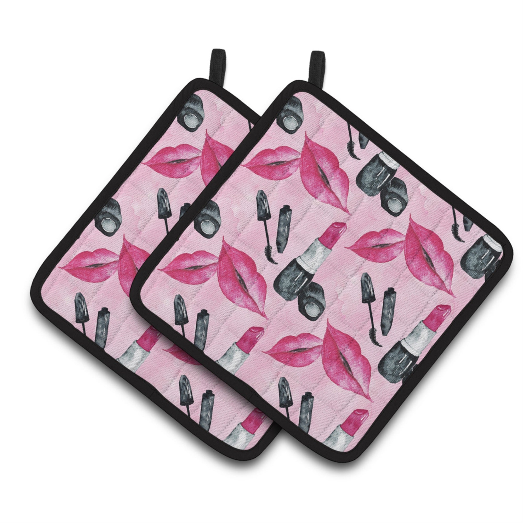 'Caroline'S Treasures Watercolor Diva Lipstick Decorated Pot Holder, 7.5'''' X 7.5'''', Multicolor''